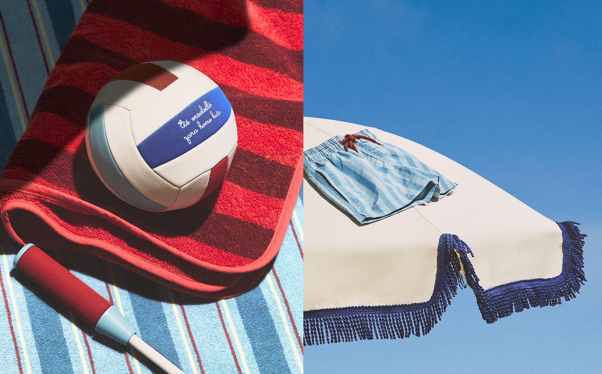 DETSKÁ PLÁŽOVÁ LOPTA A SLNEČNÍK