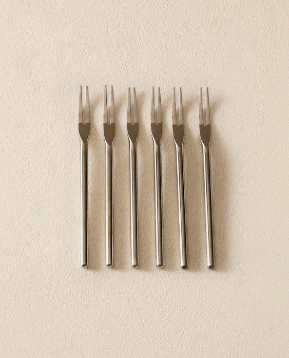 PACK OF STEEL FORKS (PACK OF 6)