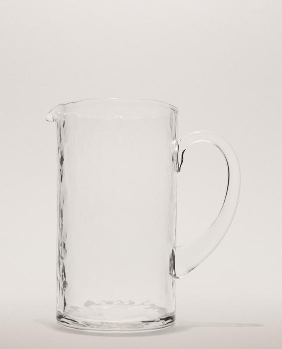 HAMMERED GLASS JUG HAMMERED GLASS JUG
