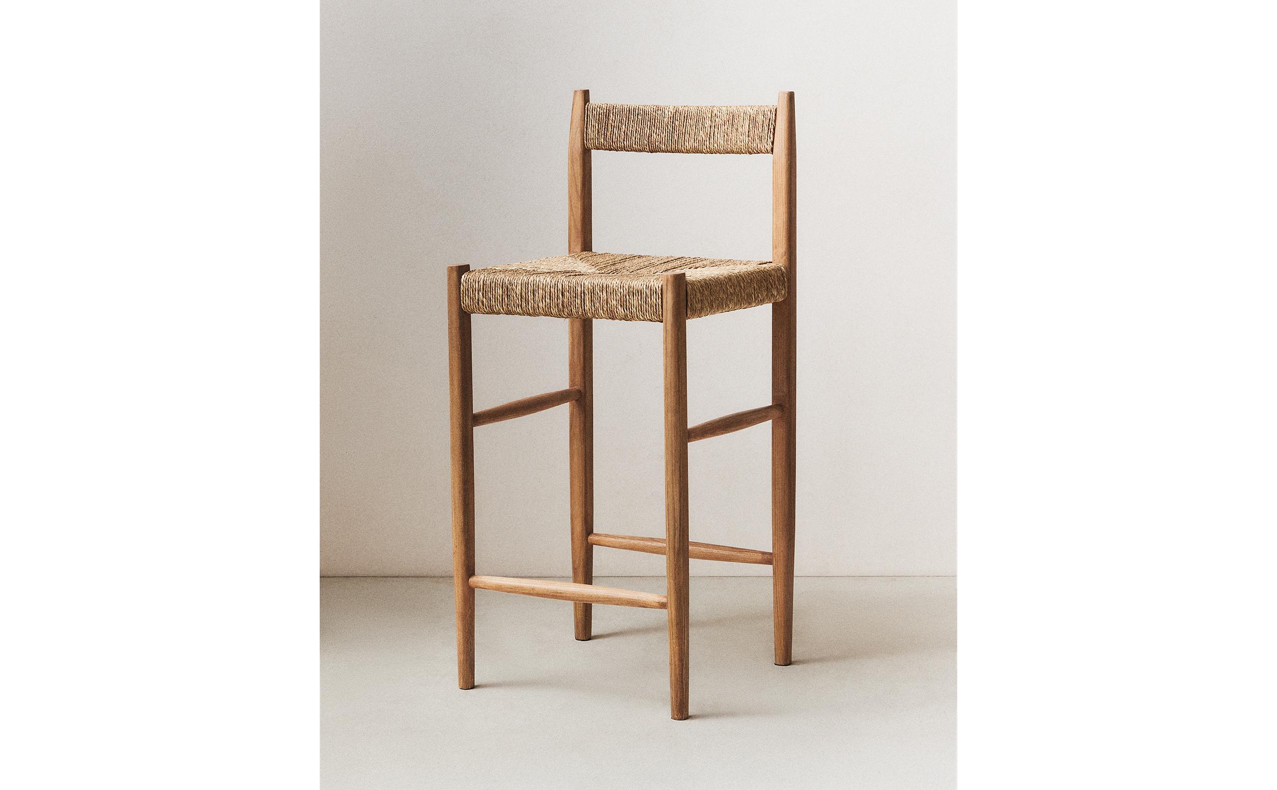 ZARAHOME ザラ アッシュ バー スツール 椅子 ミニスツール | Zara Home 日本/Japan