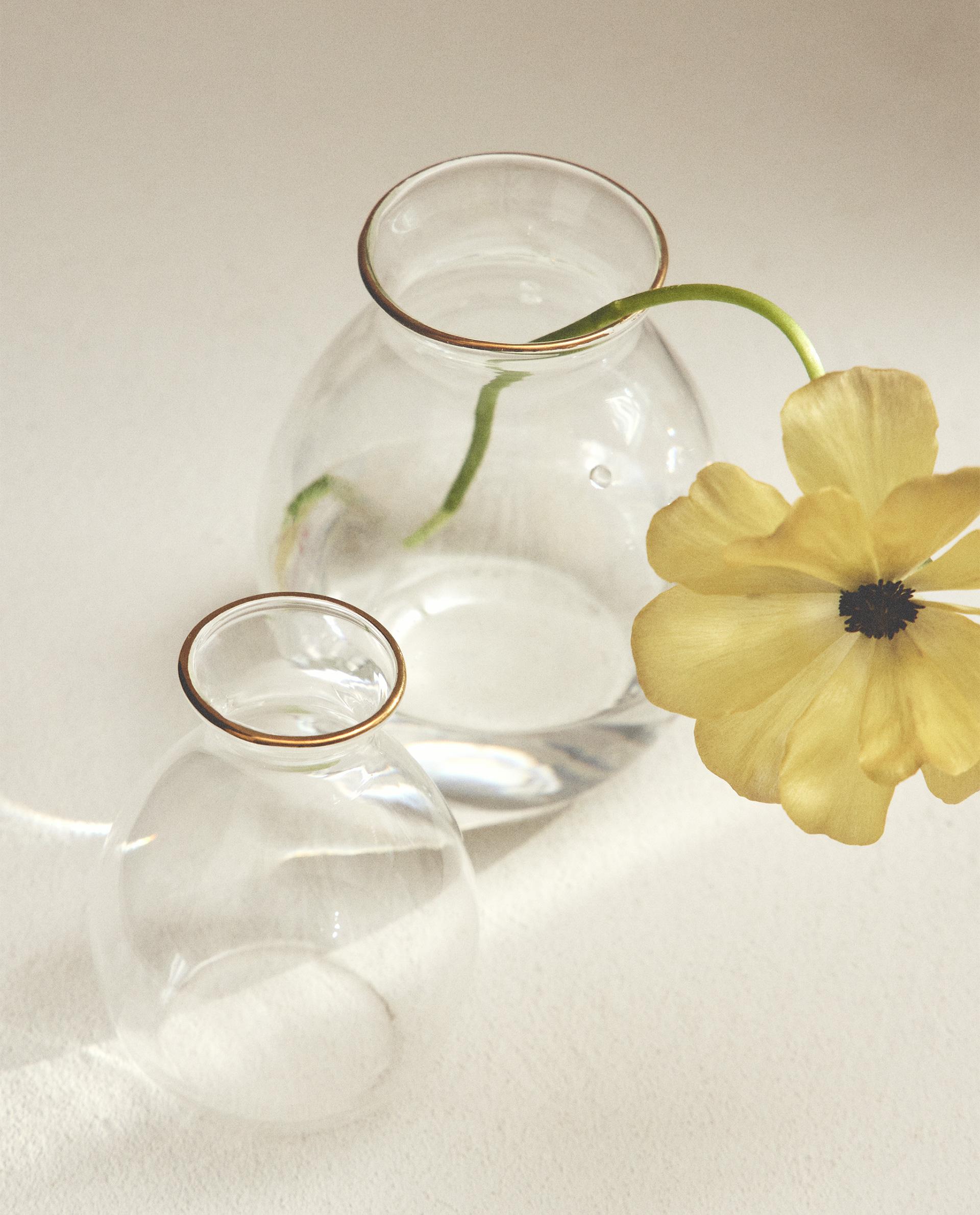 SQUARE GLASS VASE | Zara Home United States of America