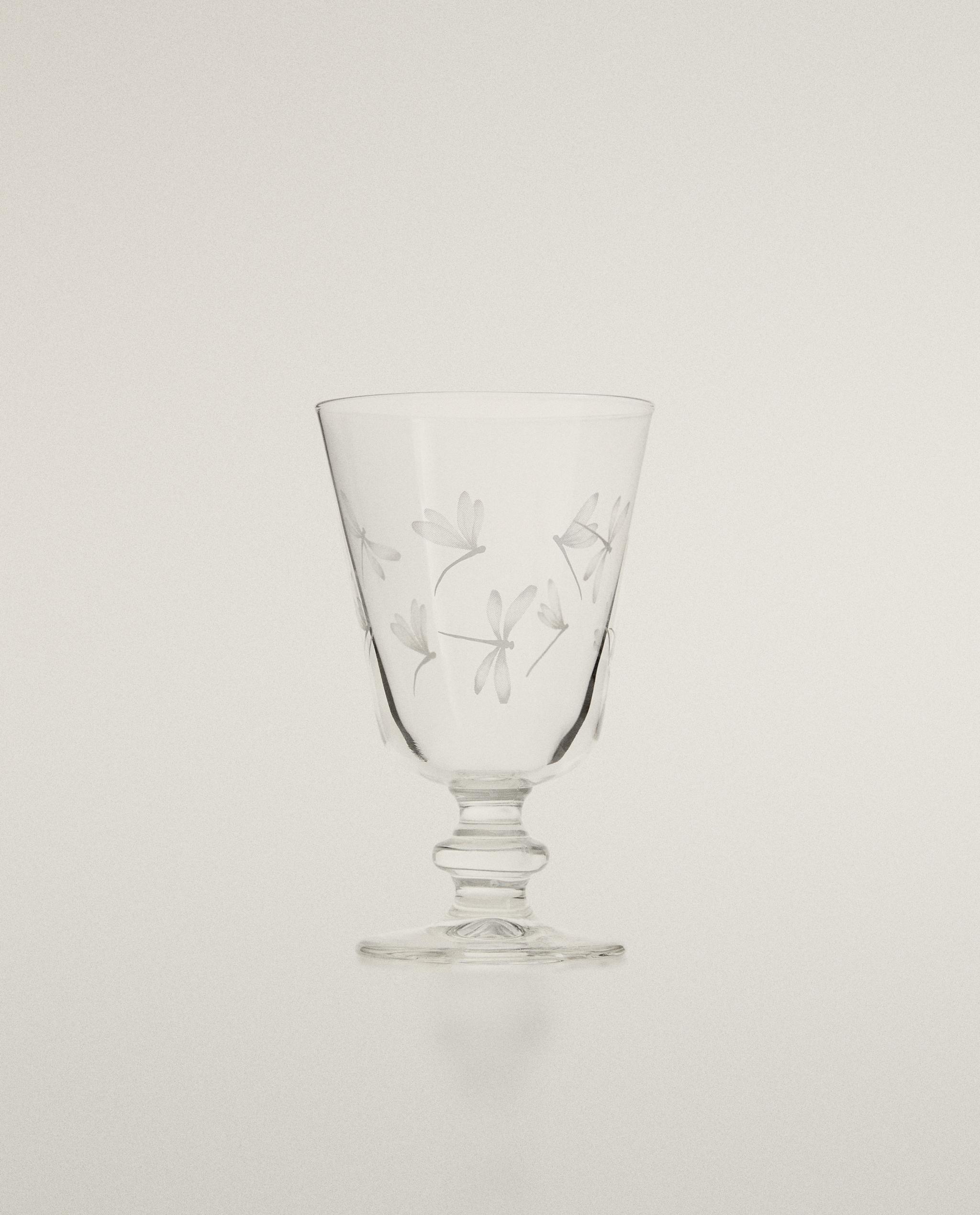 DRAGONFLY TRANSFER WINE GLASS product thumbnail 7