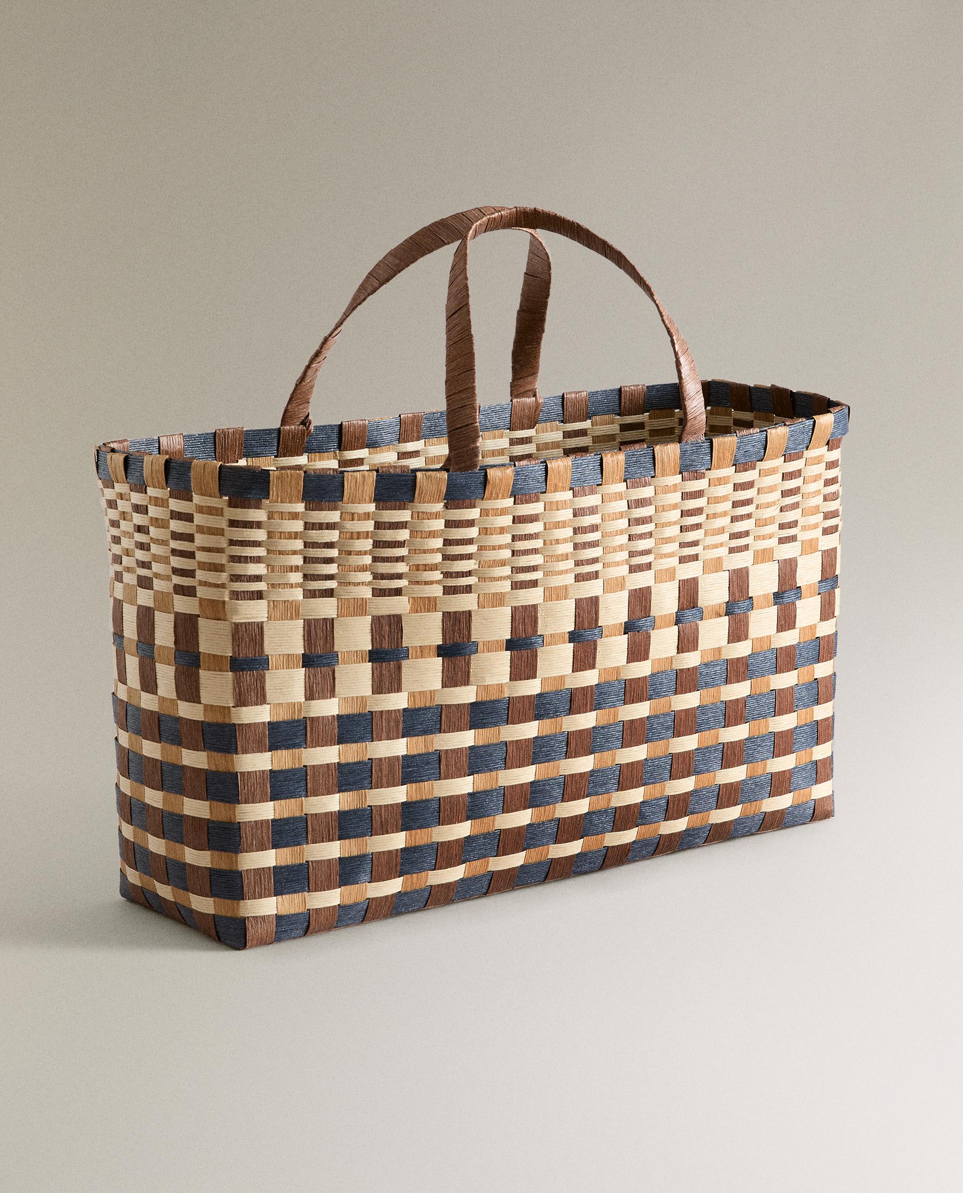 MULTICOLORED TOTE BAG | Zara Home United States of America