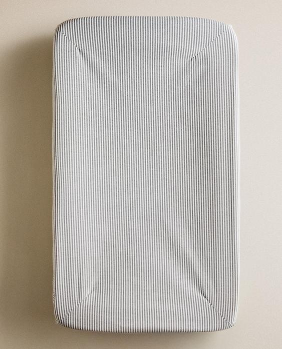 ベビーおむつ替えマットカバー ストライプ