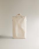 Linen Laundry Basket with Handles - Stylish & Practical