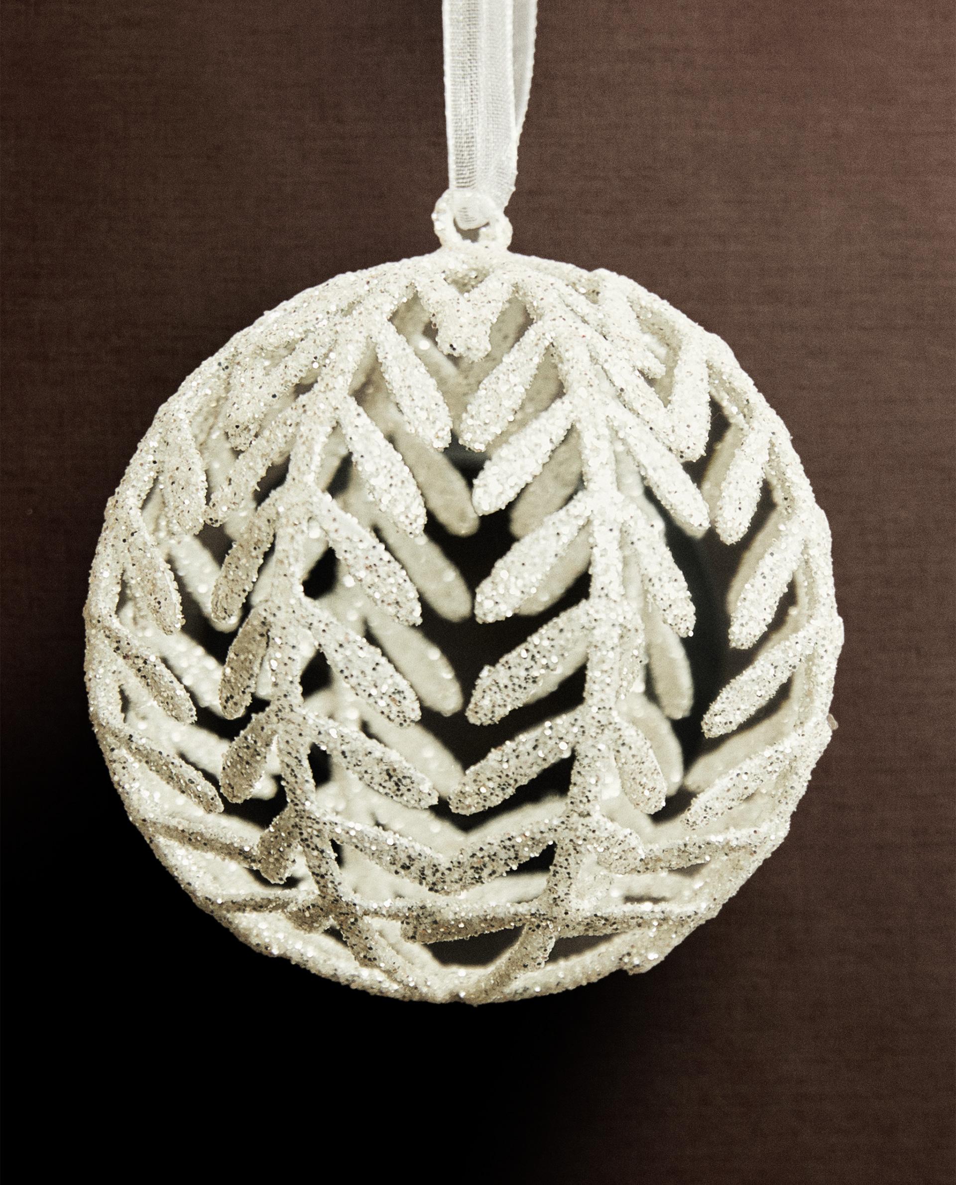 グリッターリーフ クリスマスツリーオーナメント | Zara Home 日本/Japan