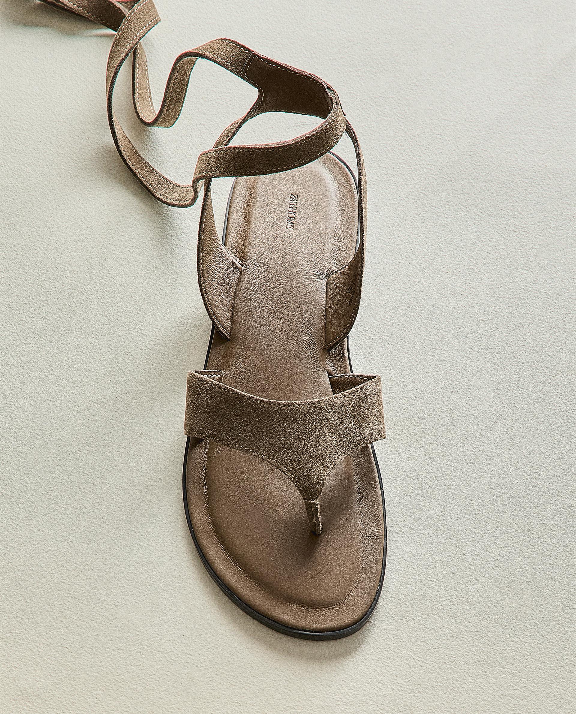 アンクルストラップ レザー サンダル | Zara Home 日本/Japan