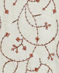 EMBROIDERED LINEN THROW