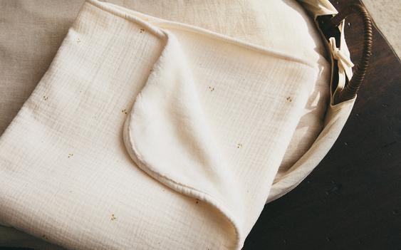 FLEECE EN MOUSSELINE KINDERDEKEN