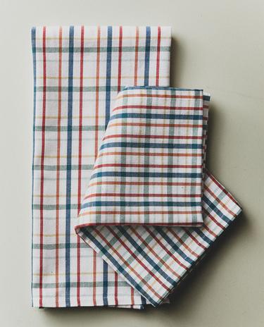 TORCHON RAYURES (LOT DE 2)