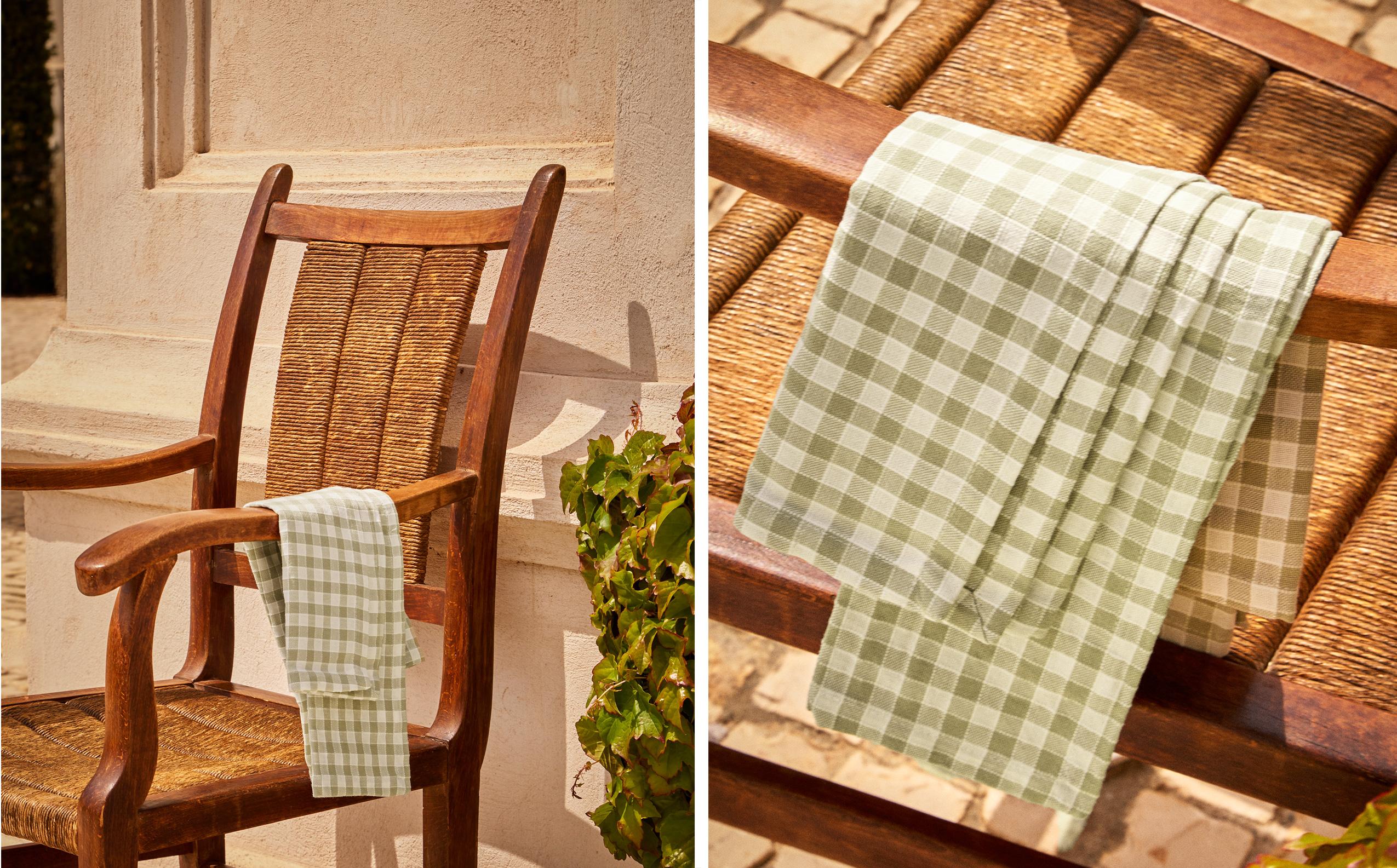 PACK OF GINGHAM COTTON NAPKINS (PACK OF 2)