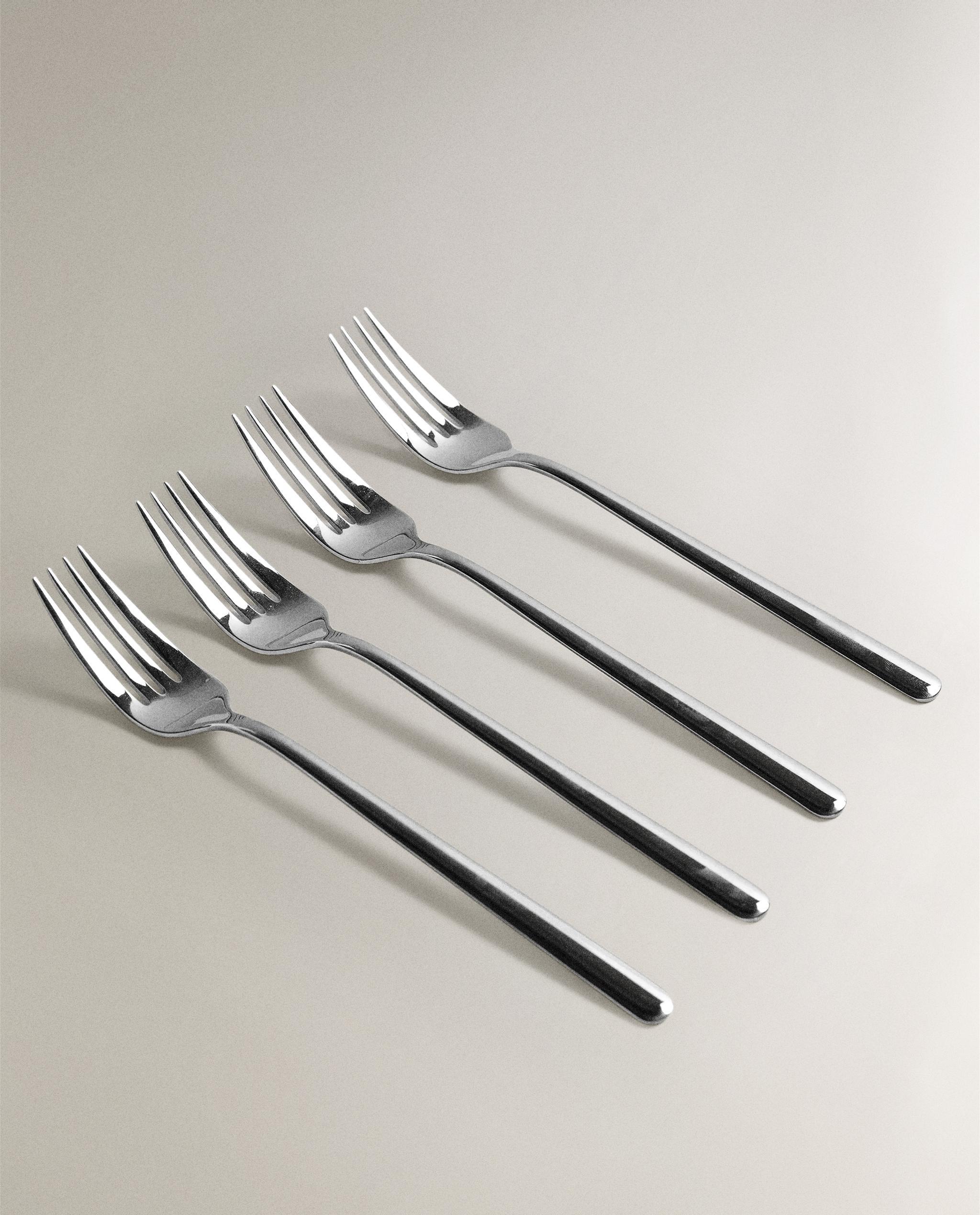 PACK OF SHINY STEEL FORKS (PACK OF 4) product thumbnail 7