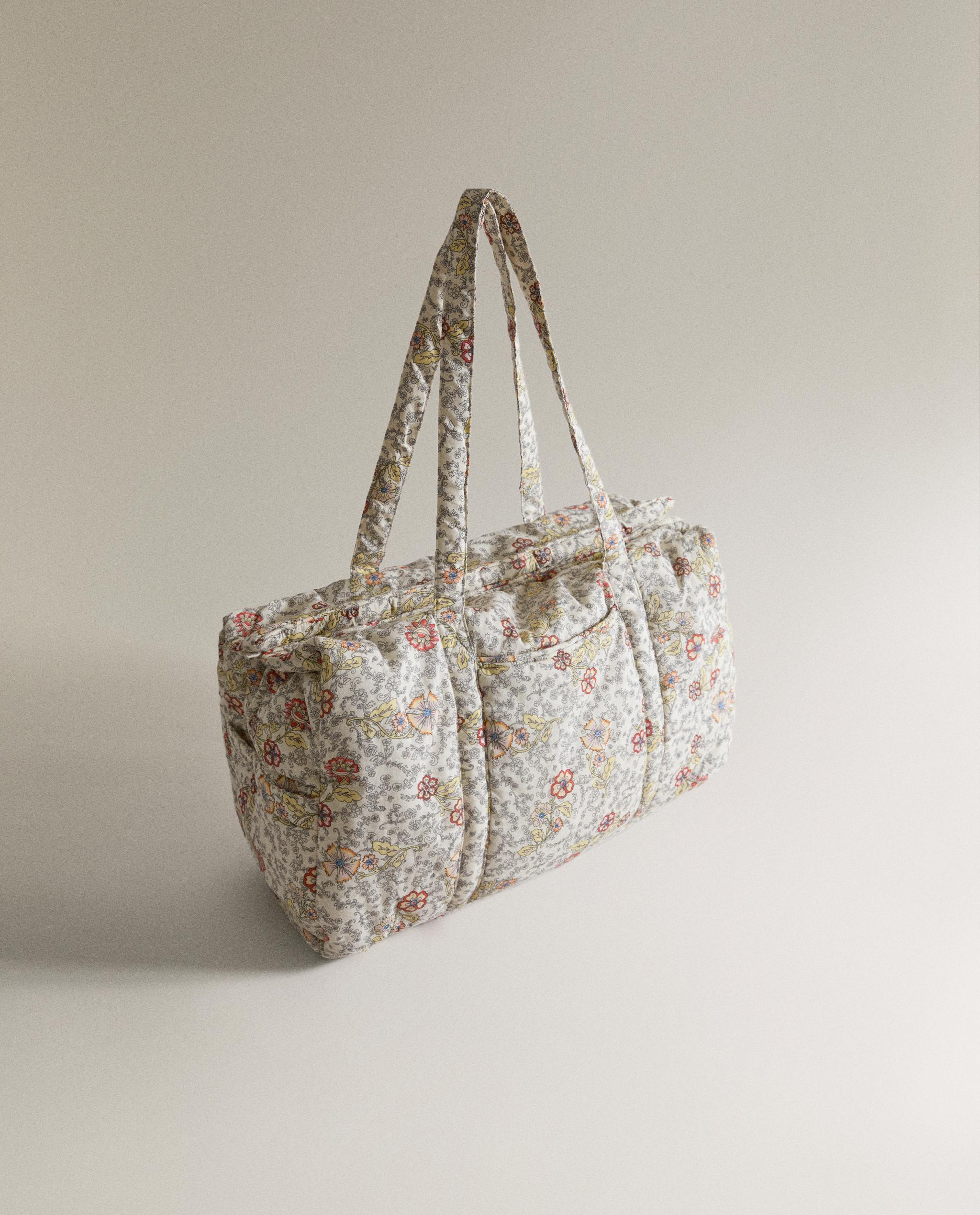 FLORAL COTTON MATERNITY BAG product thumbnail 7