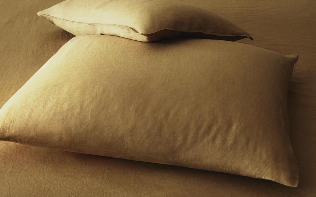 Xxl faded linen cushion cover (140 g/m²)