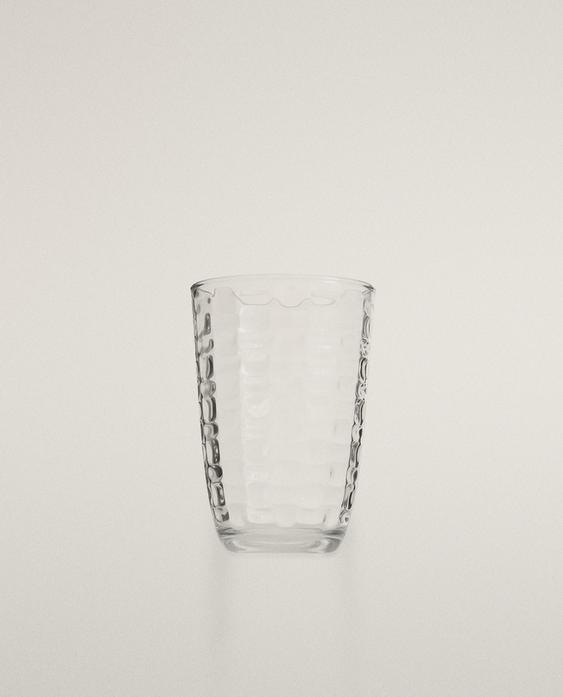 RAISED SQUARE-EFFECT TUMBLER
