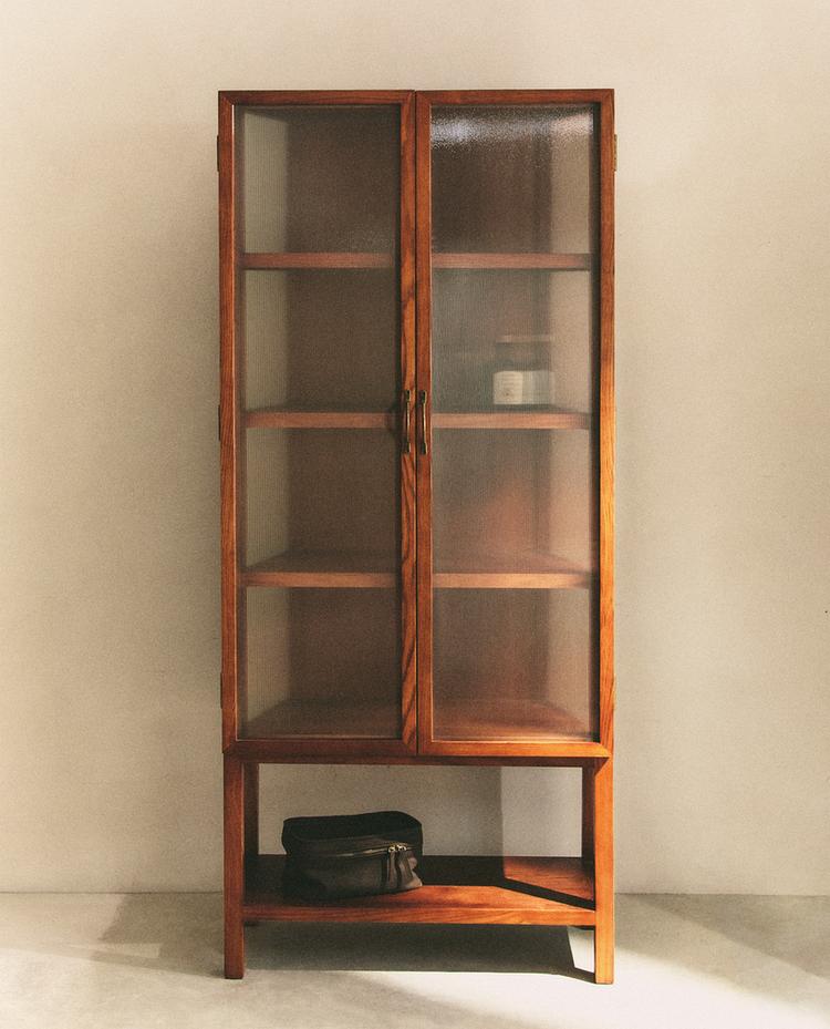 Buffet en Bois de Frêne avec Portes en Verre - Zara Home