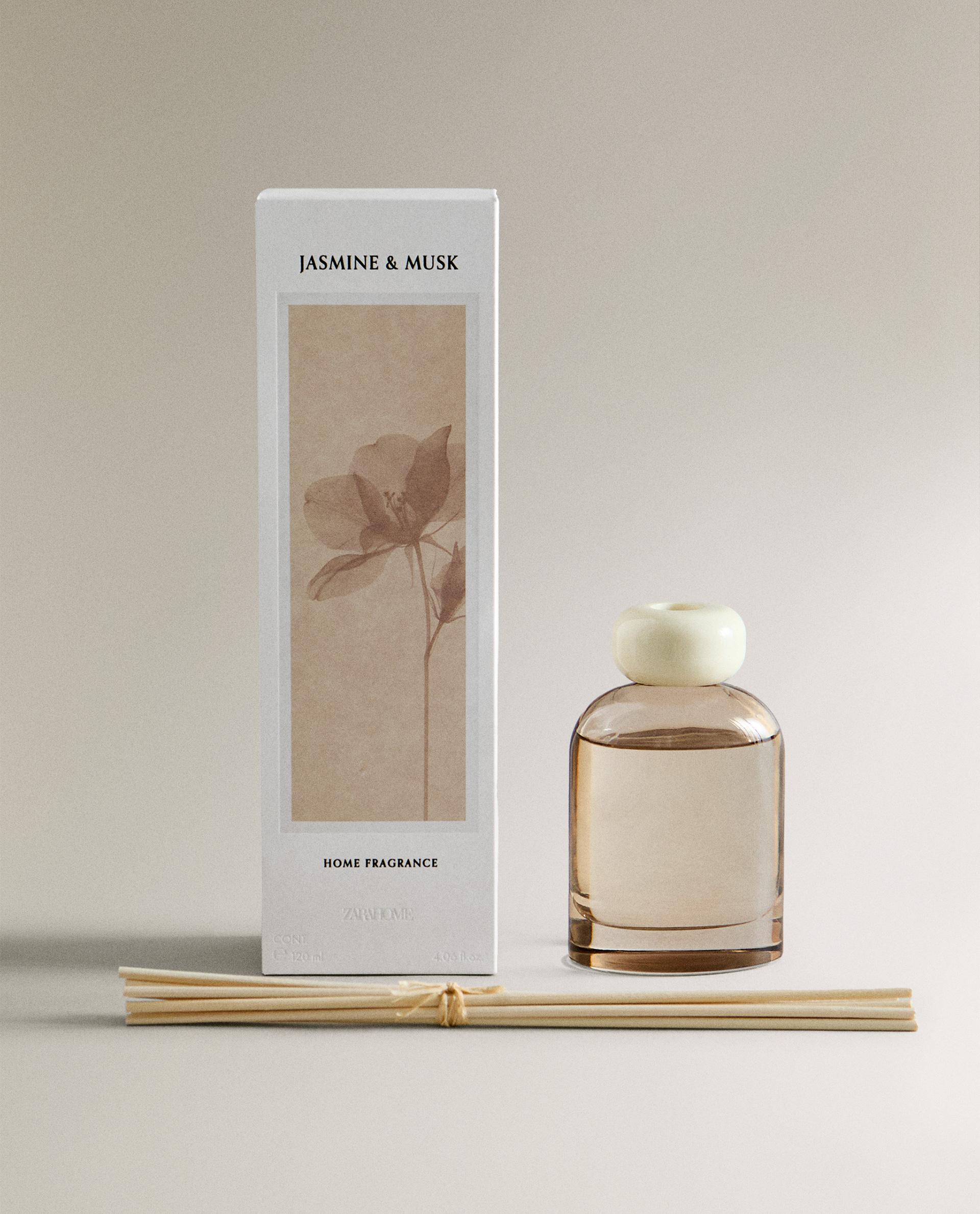 Jasmine出品 120ML）リードディフューザー JASMINE & MUSK - ライトイエロー