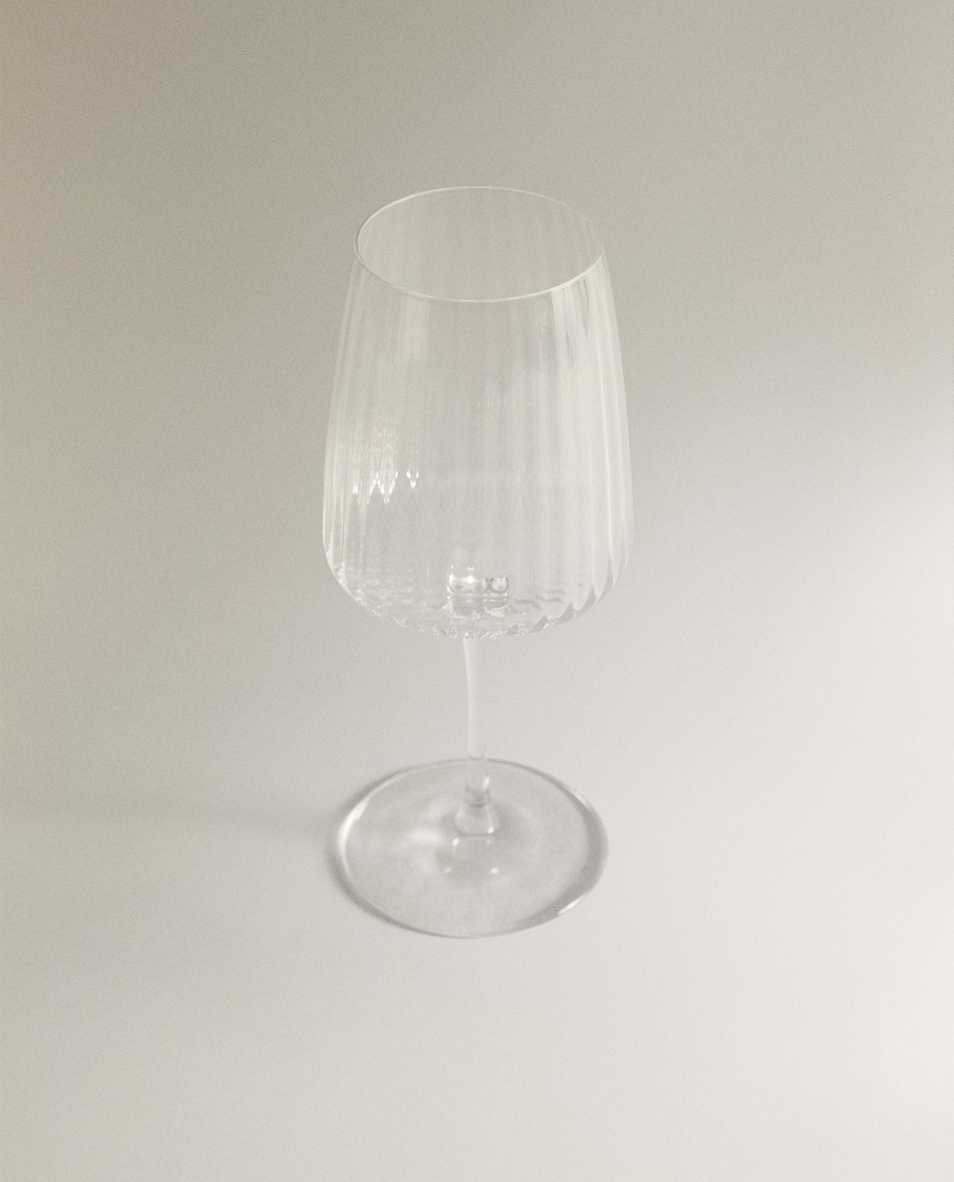 GRAND VERRE À VIN RECYCLABLE LIGNES