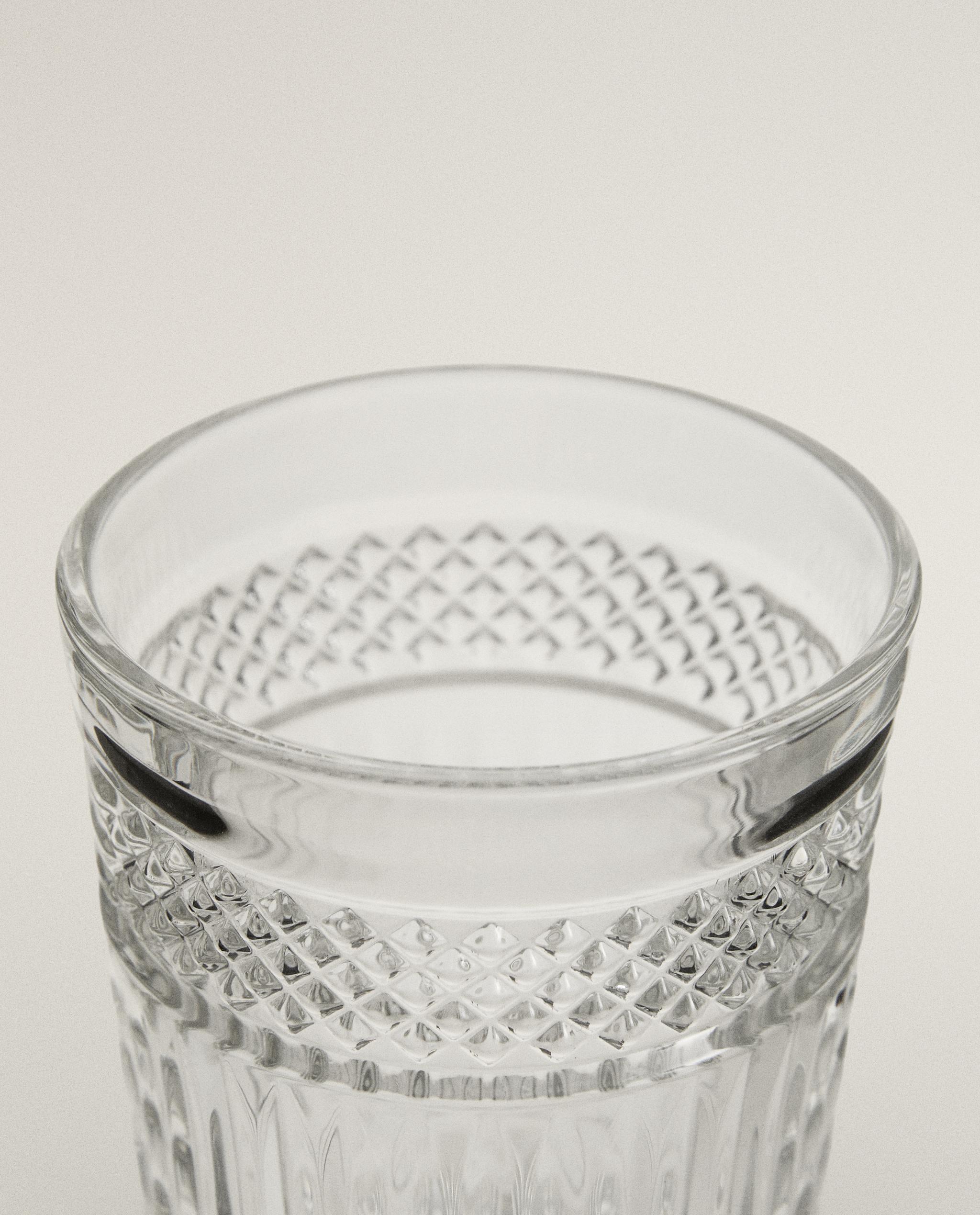 RAISED DESIGN GLASS TUMBLER product thumbnail 8