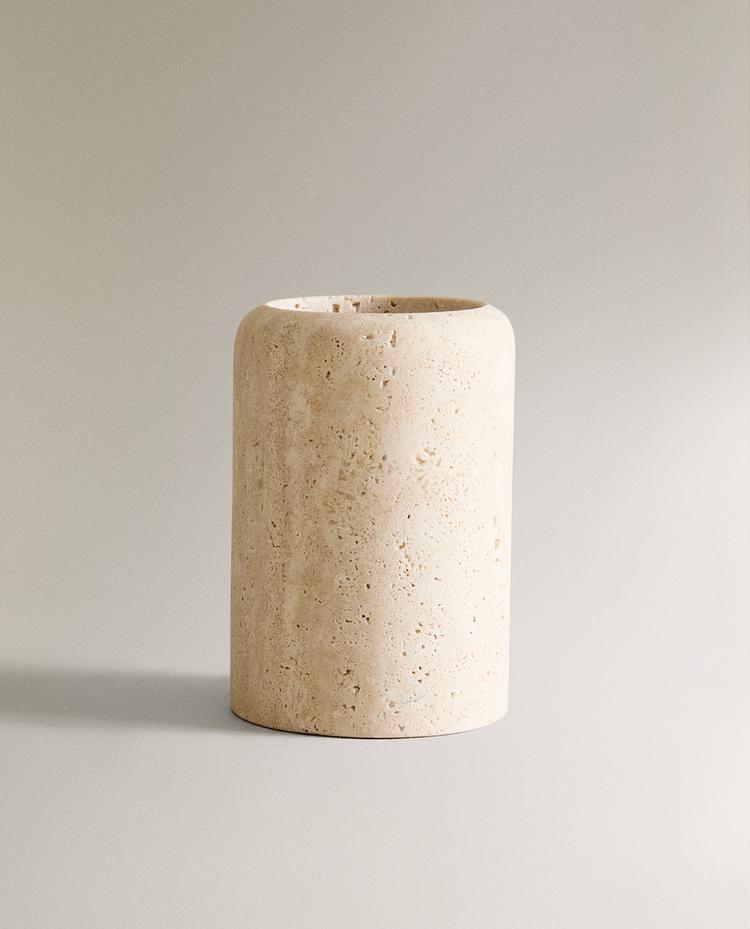 PORTASPAZZOLINO MARMO BEIGE PORTASPAZZOLINO MARMO BEIGE