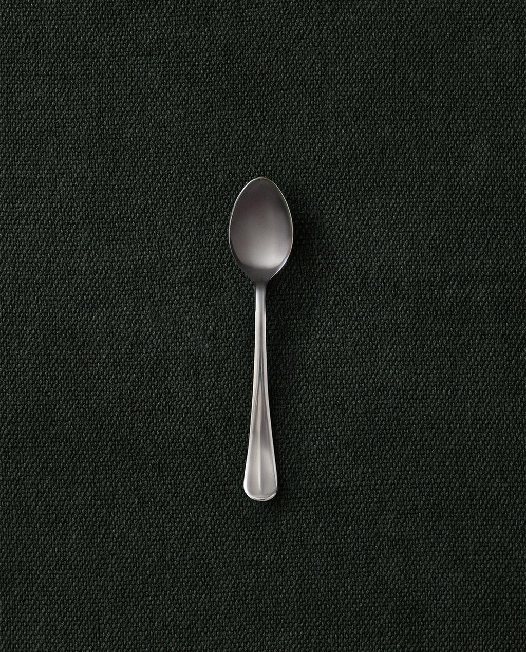 SILVER STEEL COFFEE SPOON