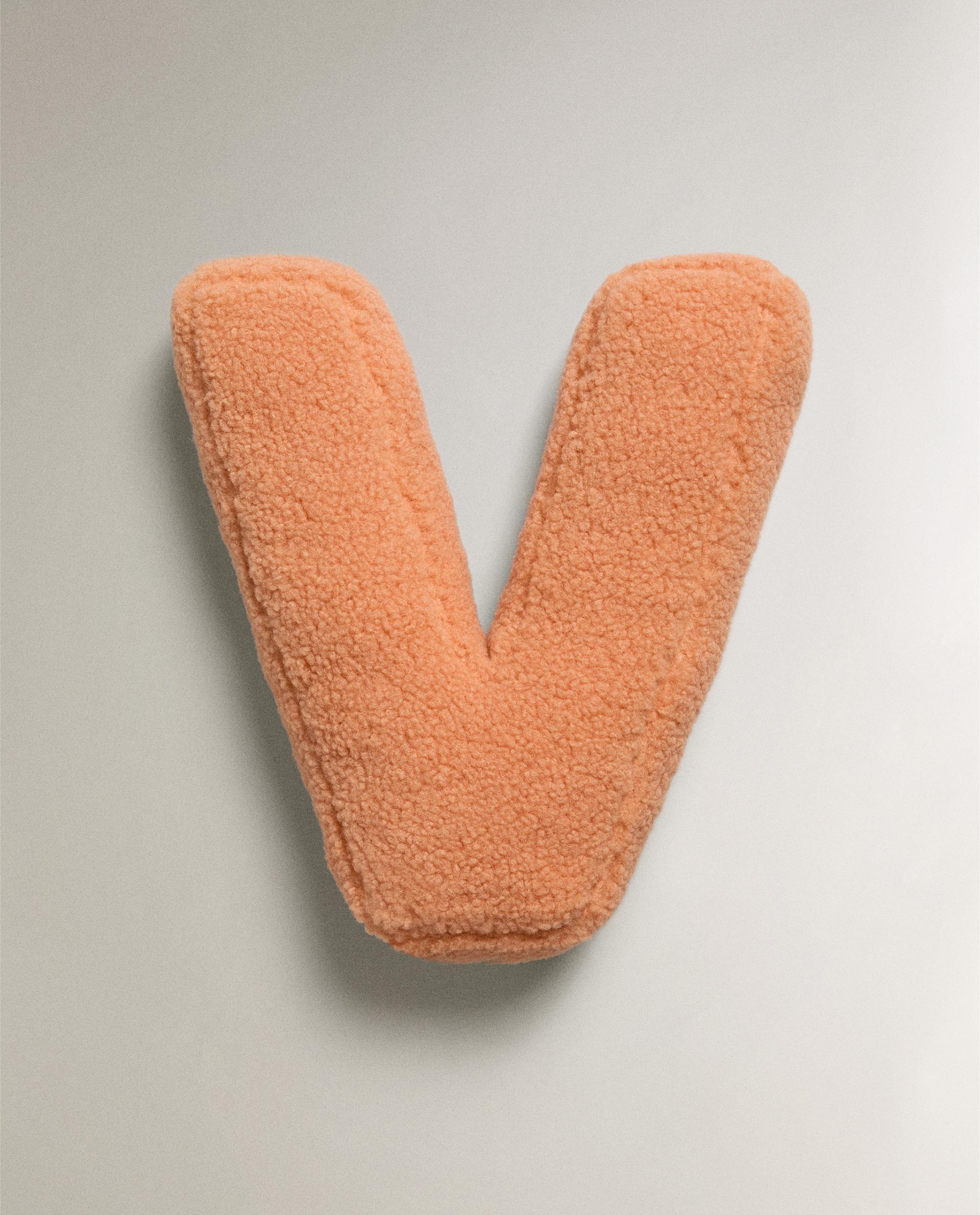 LETTER V CHILDREN’S CUSHION