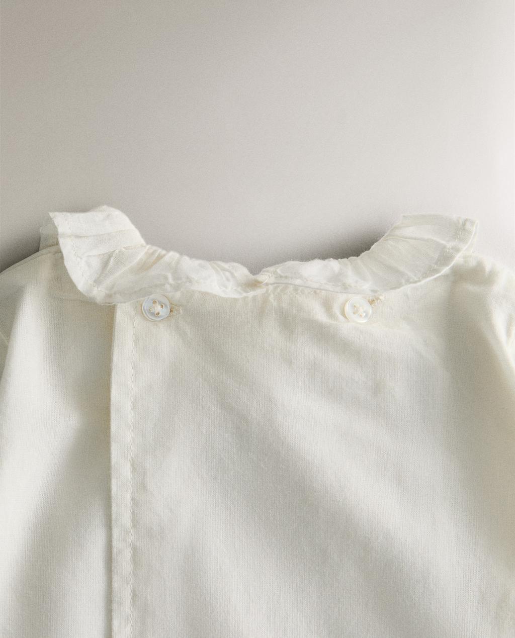 CHILDREN'S SHIRT WITH COLLAR DETAIL