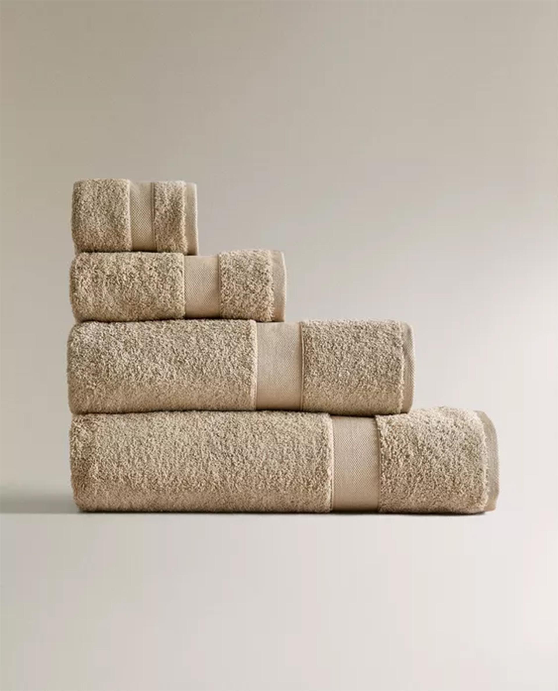 КУПАЛЬНОЕ ПОЛОТЕНЦЕ ИЗ ХЛОПКА | Zara Home Қазақстан / Kazakhstan