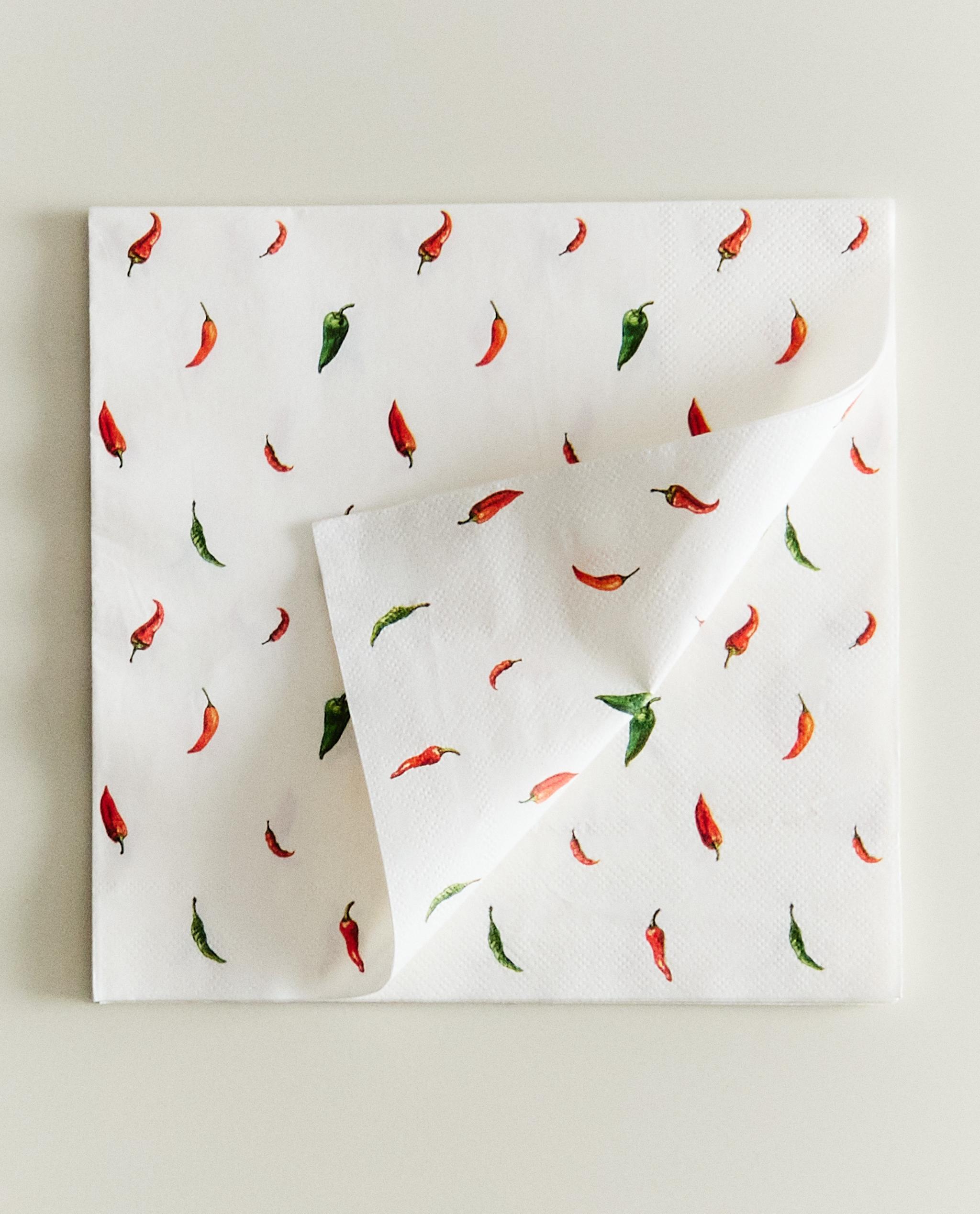 PACK OF CHILLI PAPER NAPKINS (PACK OF 20) product thumbnail 7
