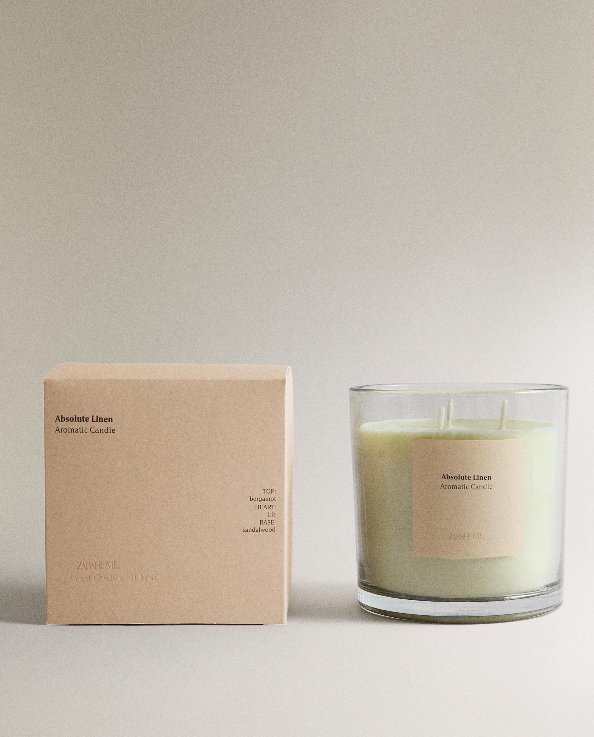 (620 G) ABSOLUTE LINEN SCENTED CANDLE product thumbnail 5