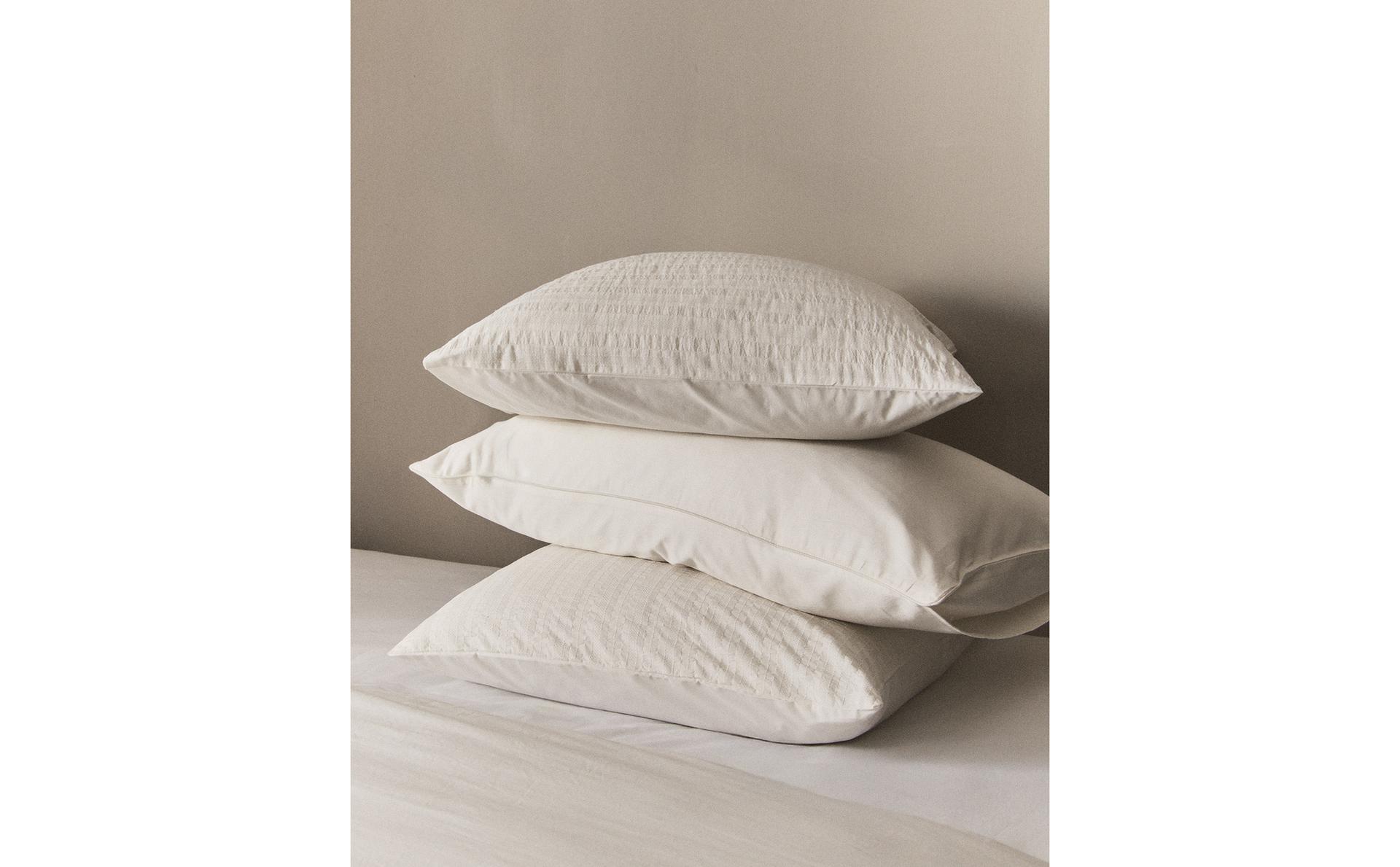 TAIE D’OREILLER COTON TEXTURÉ TAIE D’OREILLER COTON TEXTURÉ