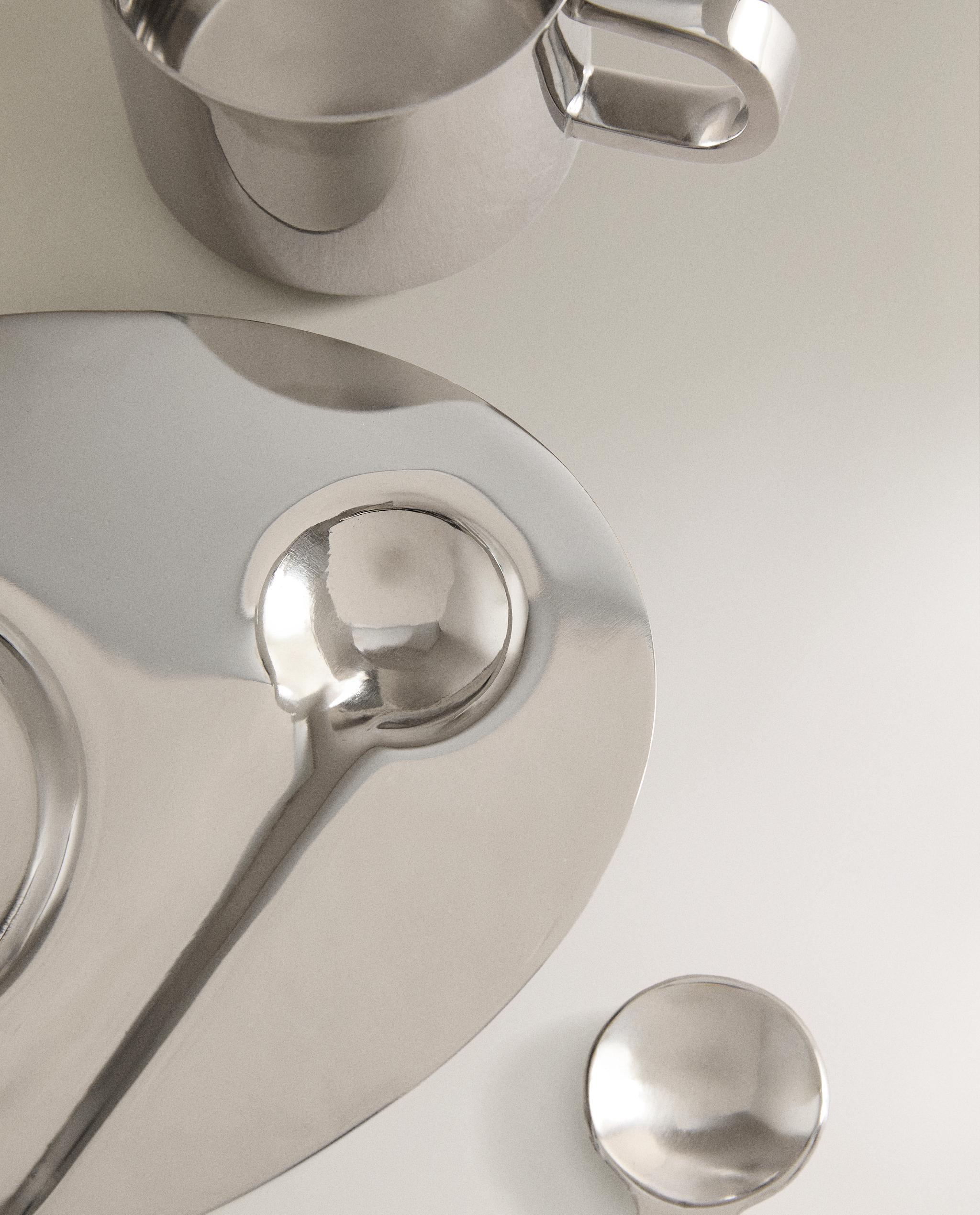 STEEL MUG, SPOON AND TRAY SET product thumbnail 5