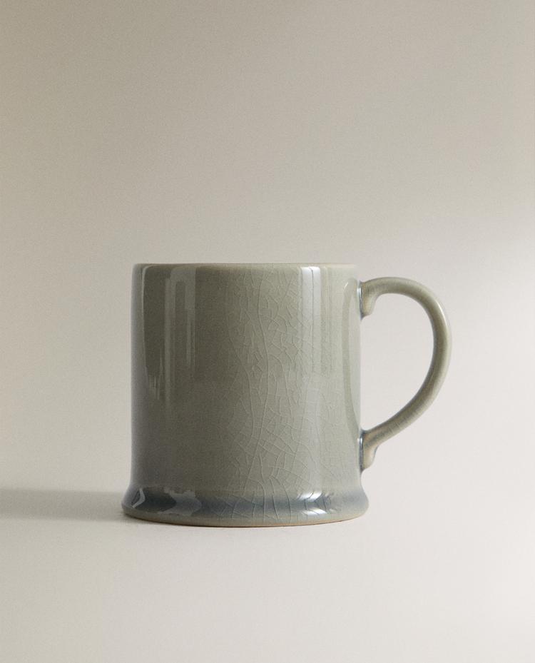 GLAZED STONEWARE MUG