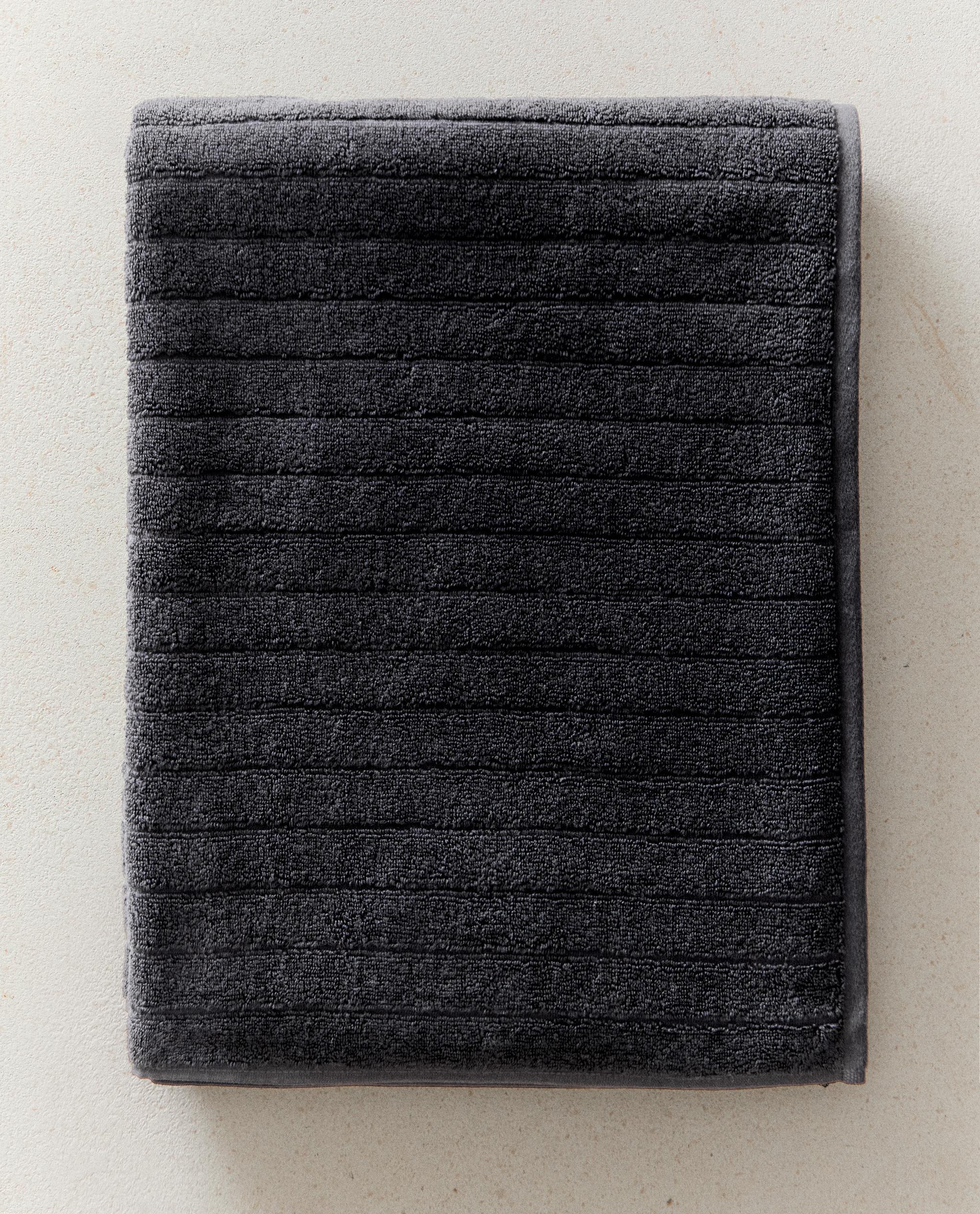 TEXTURED STRIPED BATH TOWEL product thumbnail 7