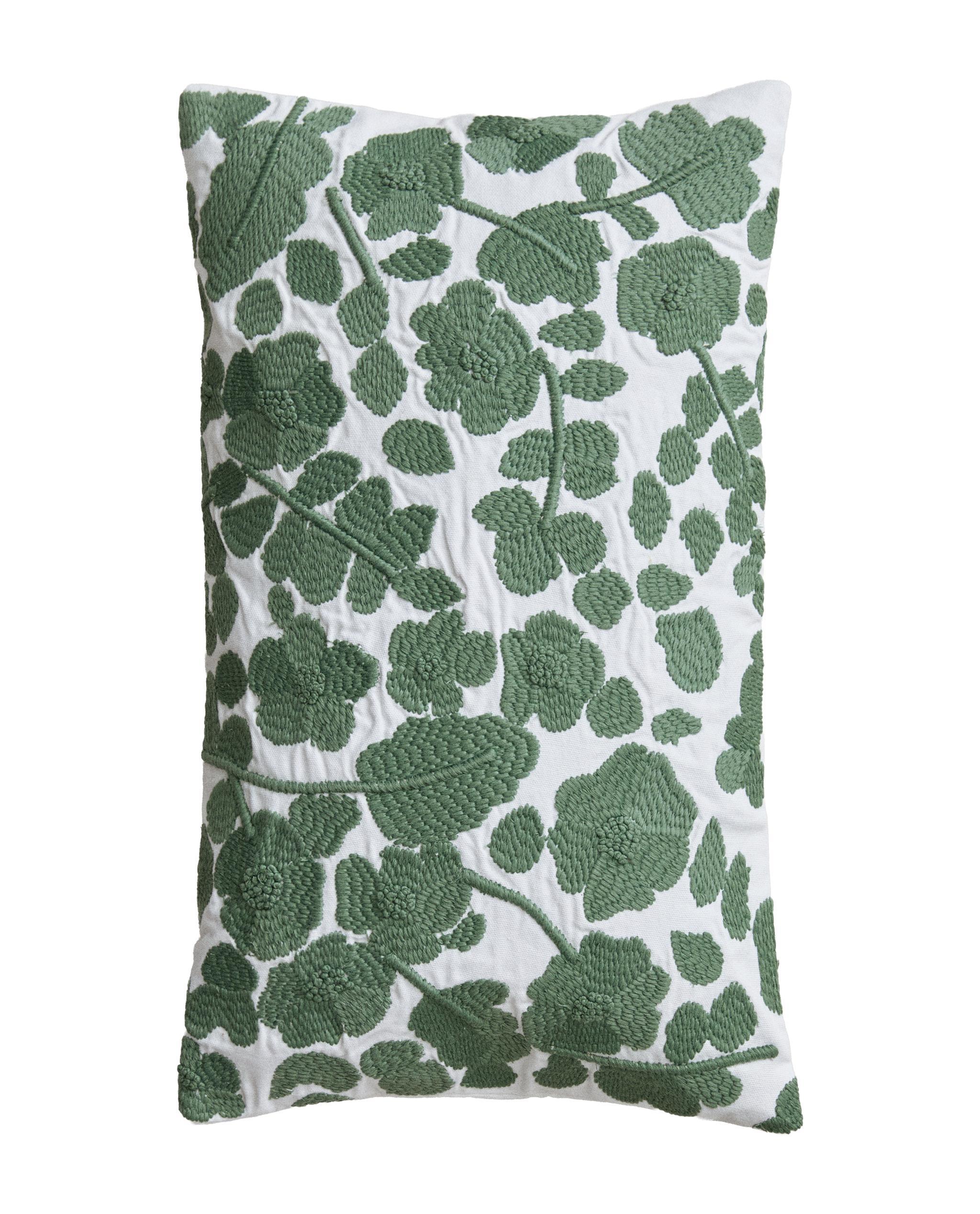 EMBROIDERED FLOWER CUSHION COVER product thumbnail 15