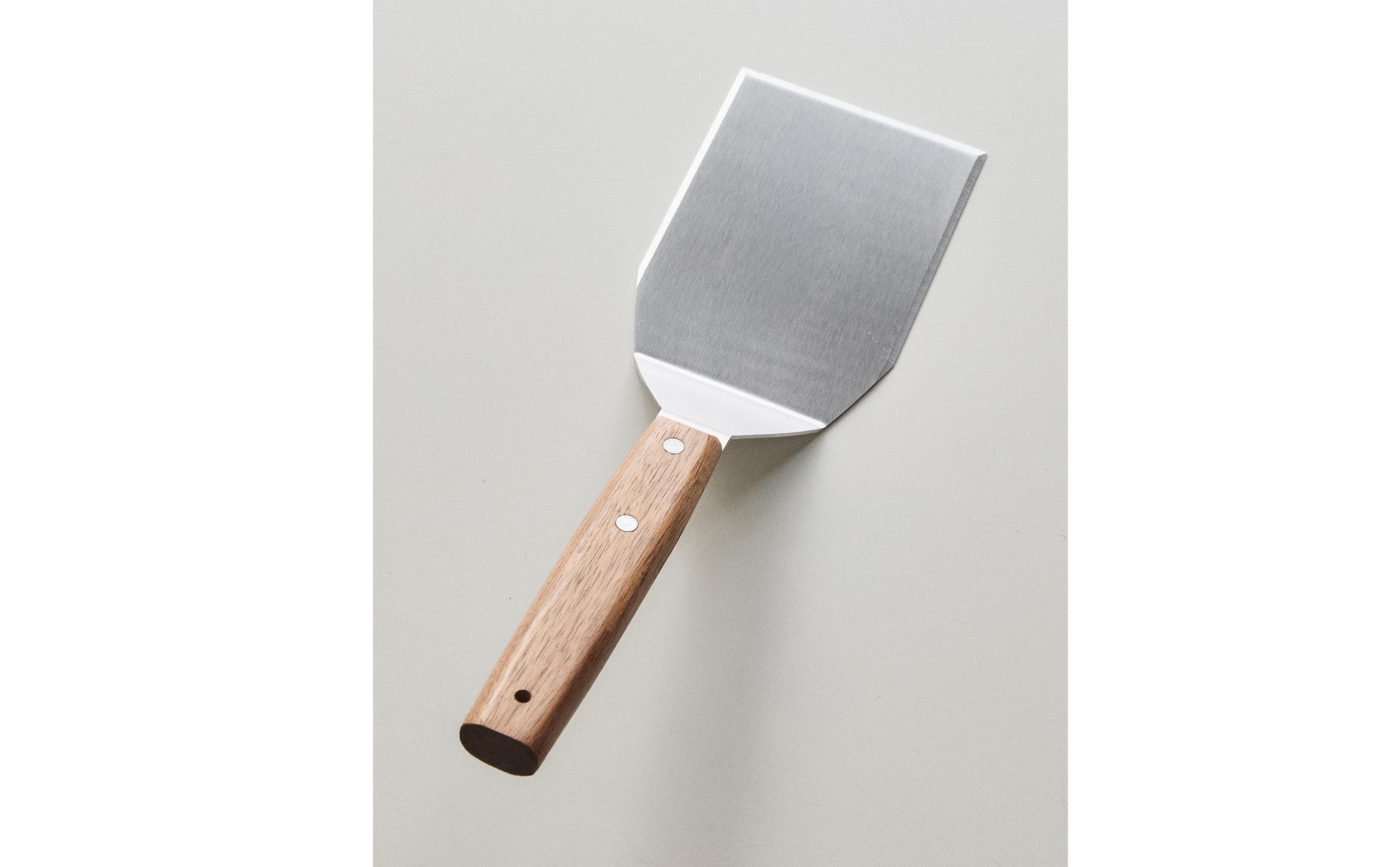 STEEL AND WOOD HAMBURGER SPATULA product thumbnail 9