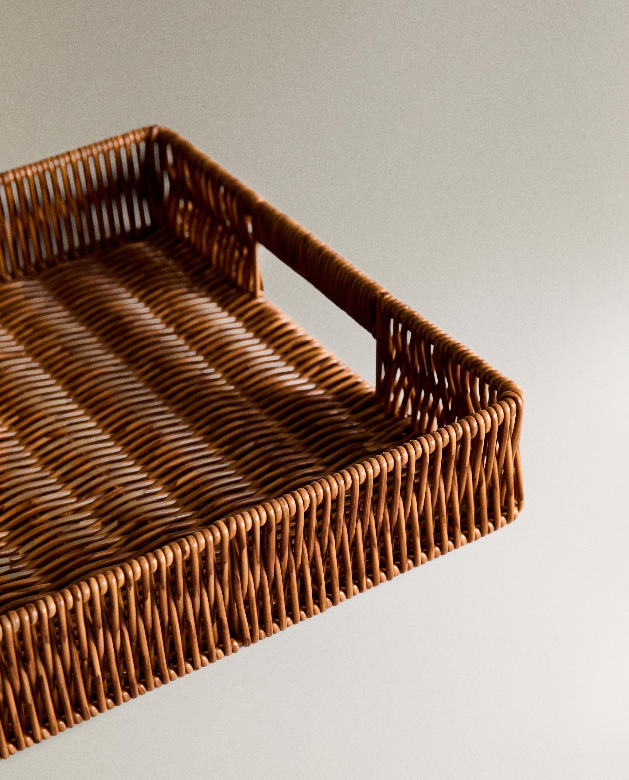 LARGE RECTANGULAR RECYCLED PLASTIC BASKET product thumbnail 5
