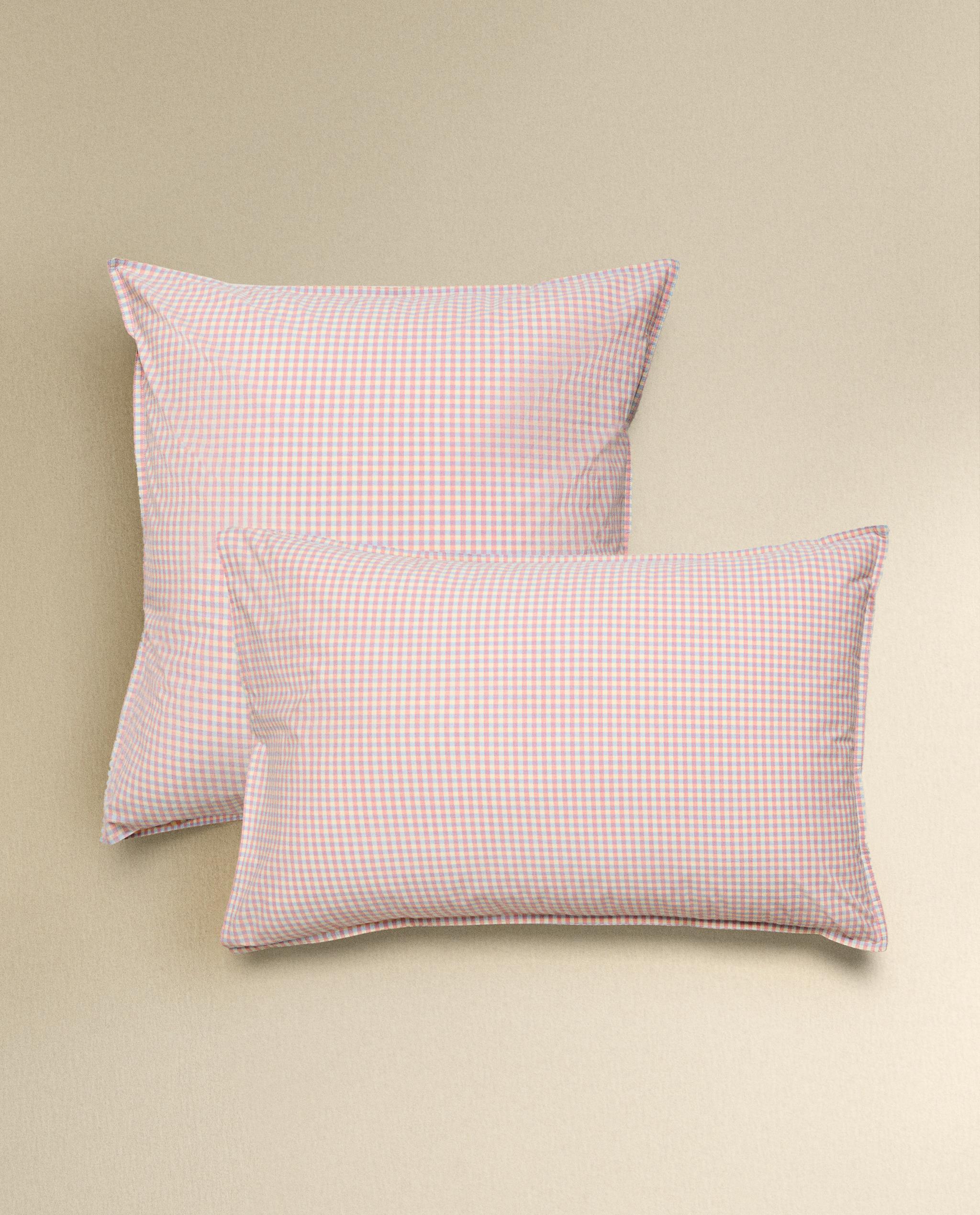 KIDS' GINGHAM COTTON PILLOWCASE product thumbnail 8