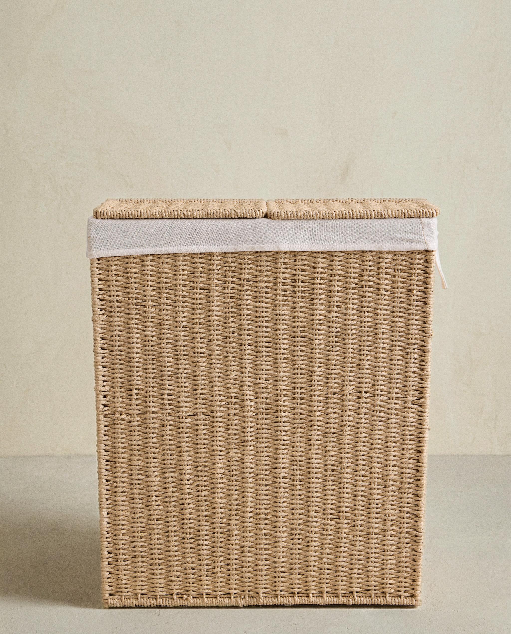 LAUNDRY BASKET WITH TWO COMPARTMENTS product thumbnail 12