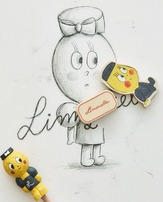 LIMONCELLA X THE ANIMALS OBSERVATORY ERASER PACK