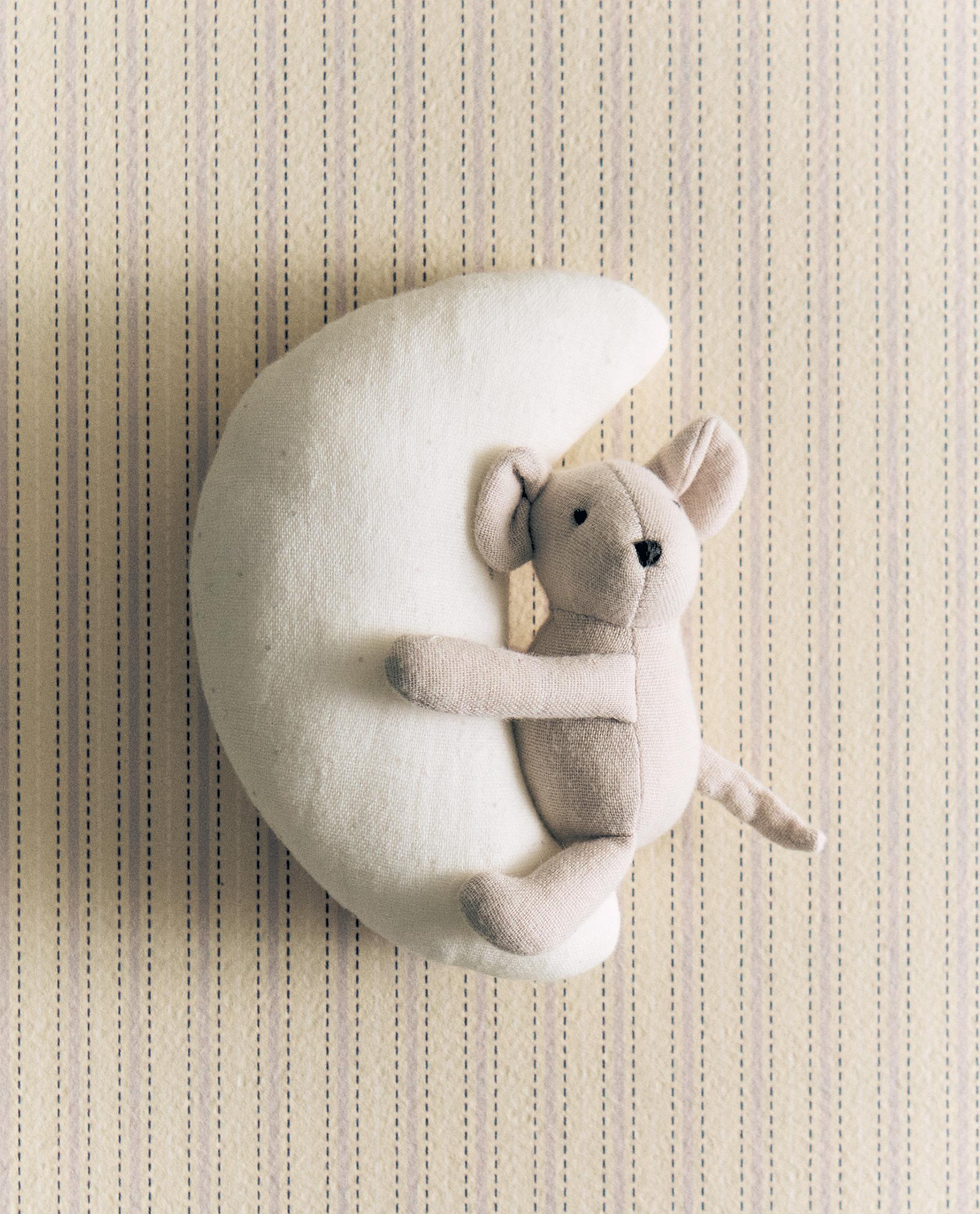 キッズ ネズミと月 ラトル ぬいぐるみ | Zara Home 日本/Japan