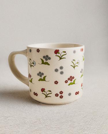 TAZA INFANTIL FLORAL
