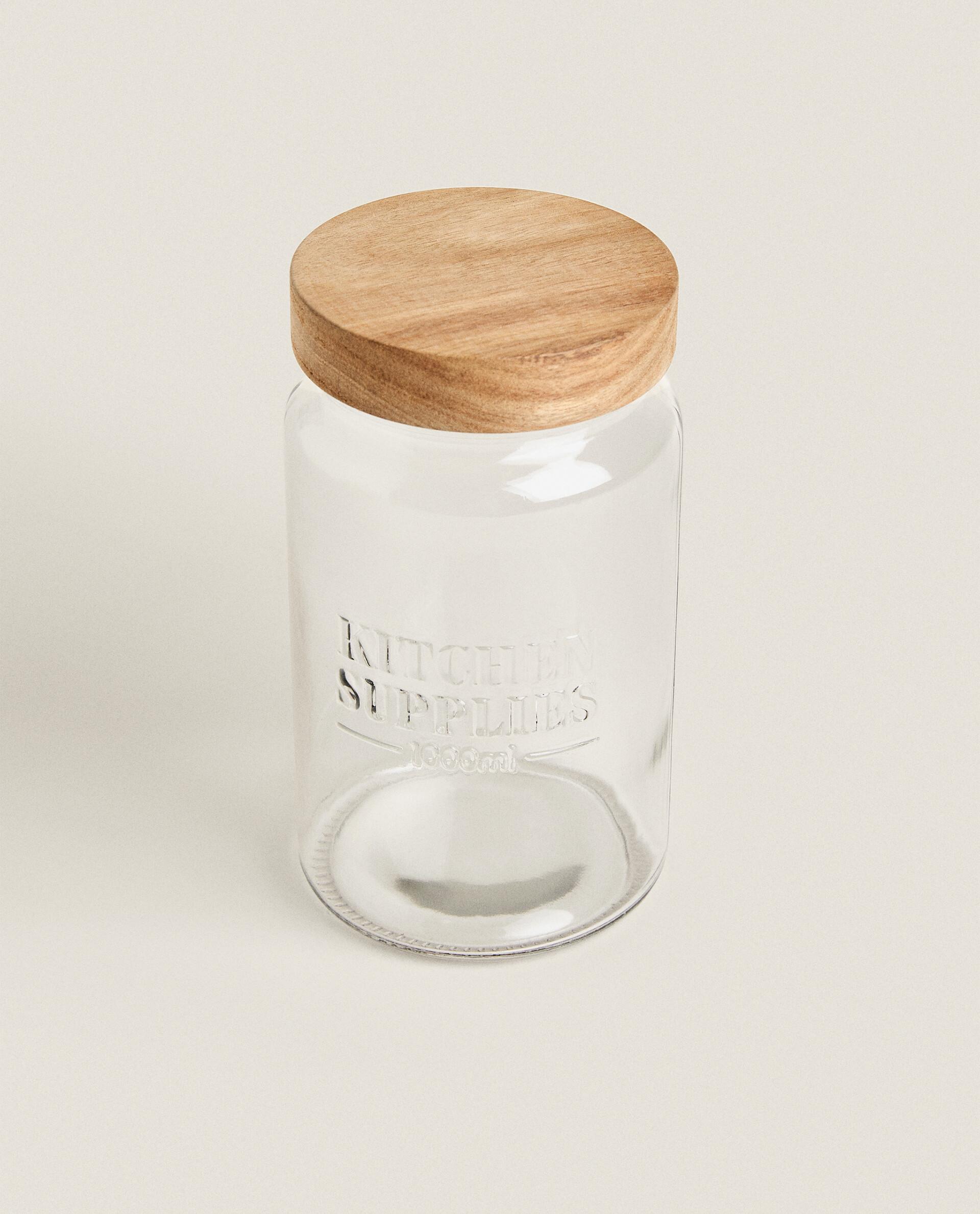 GLASS SCREW-ON STORAGE JAR product thumbnail 14