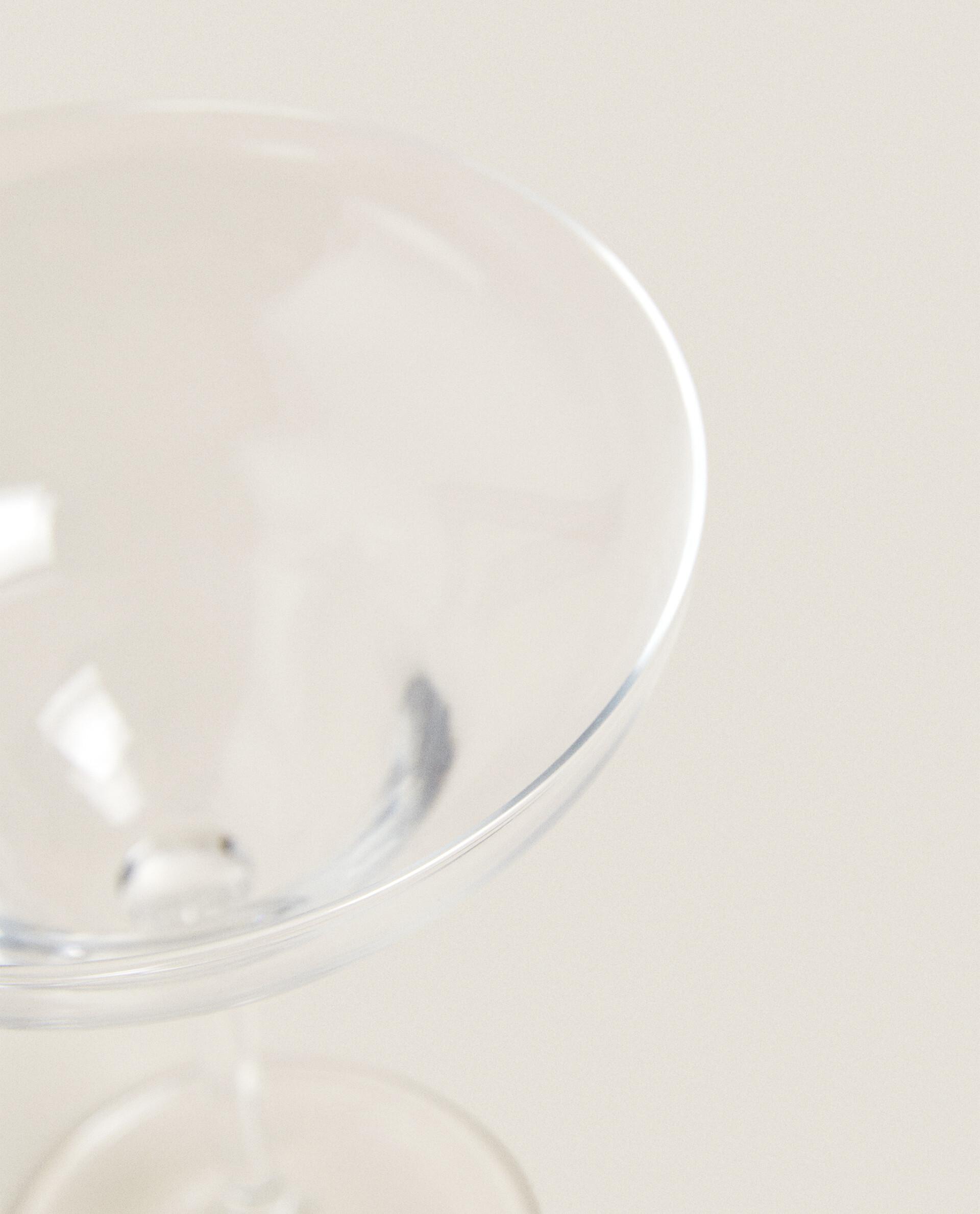 SWEET HOME Grand Vase à Martini Verre Transparent 50cm Hauteur - Varotto & Co