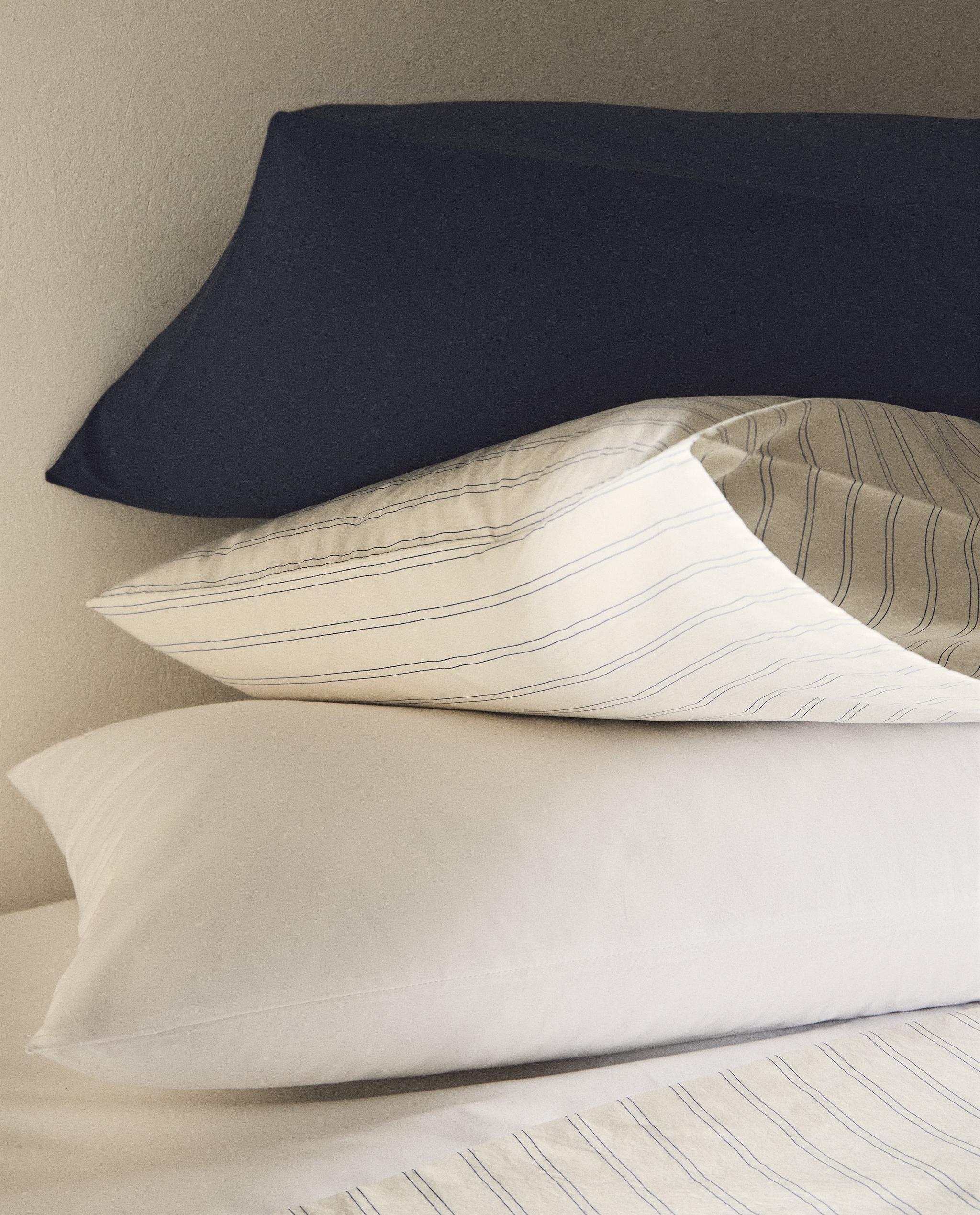 COTTON DUVET COVER WITH DOUBLE STRIPES product thumbnail 13