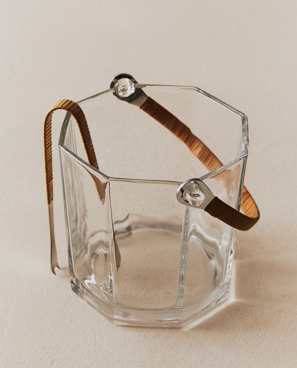 SET CUBITERA VIDRIO Y PINZAS SET CUBITERA VIDRIO Y PINZAS