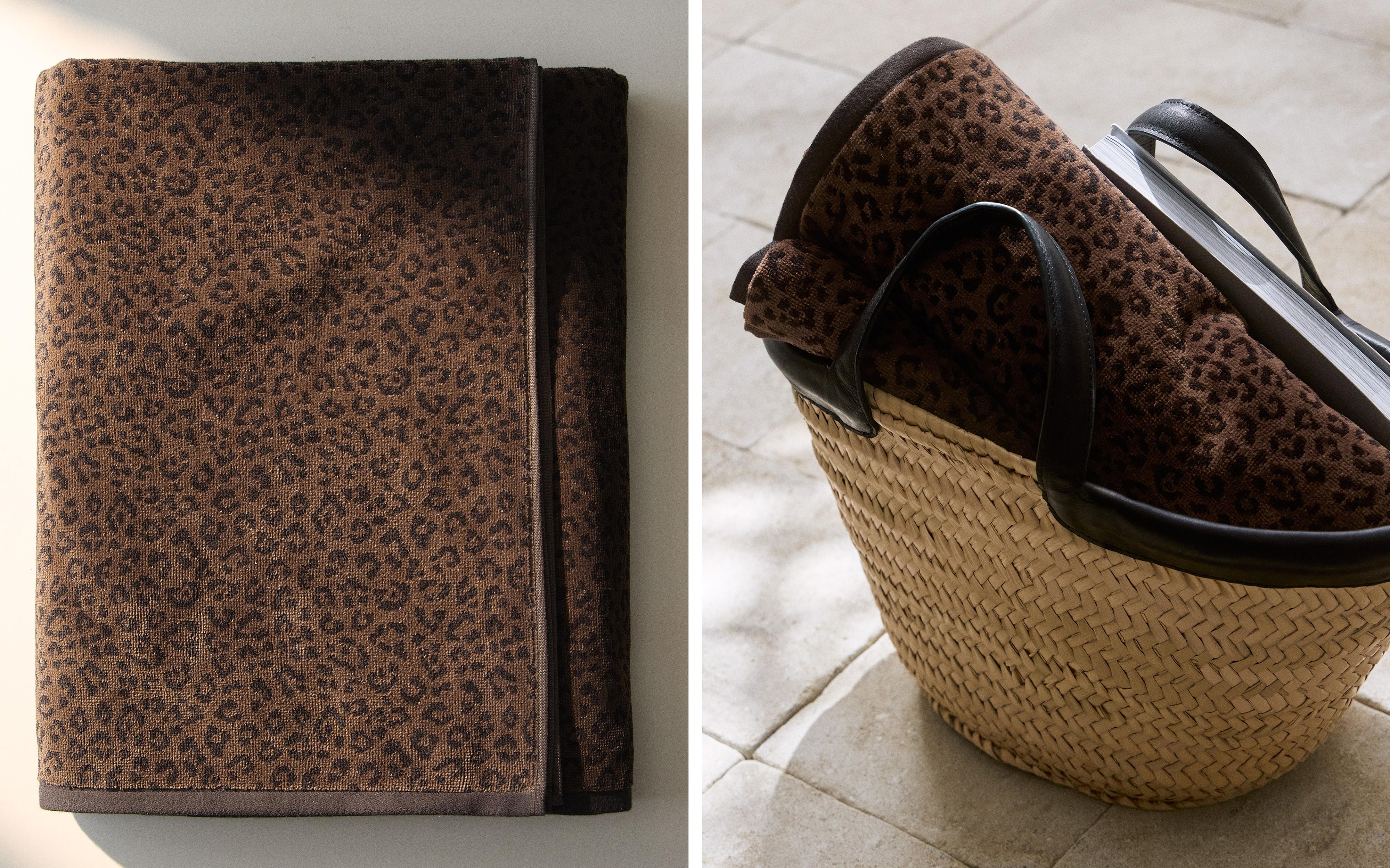 ANIMAL PRINT VELOUR BEACH TOWEL product thumbnail 2