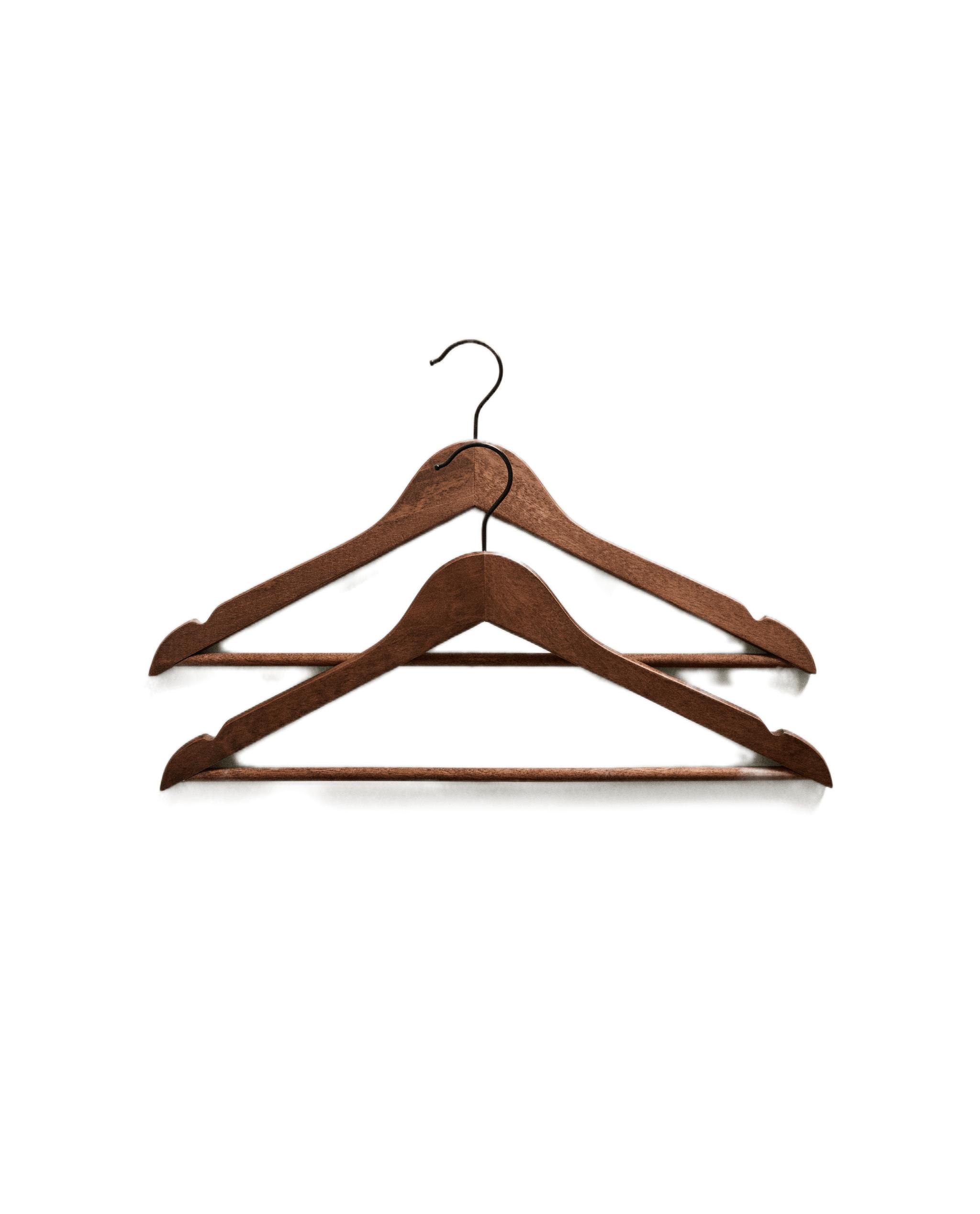 PACK OF WOODEN FINISH SHIRT HANGERS (PACK OF 2) product thumbnail 5