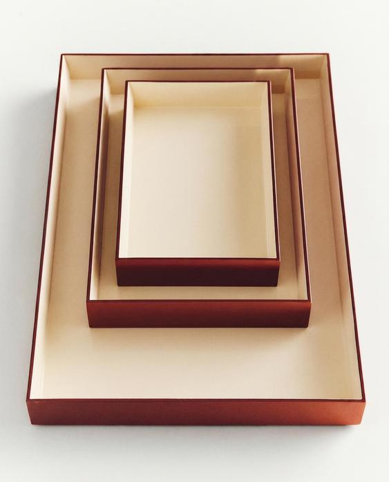 LACQUERED NESTING TRAY I COLIN KING