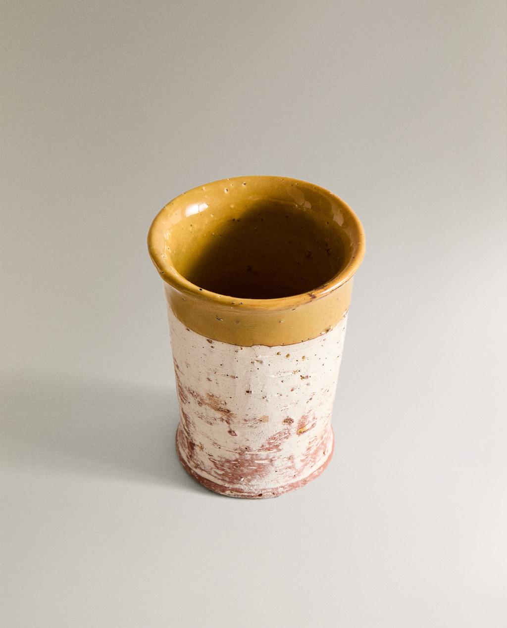 TERRACOTTA TOOTHBRUSH HOLDER